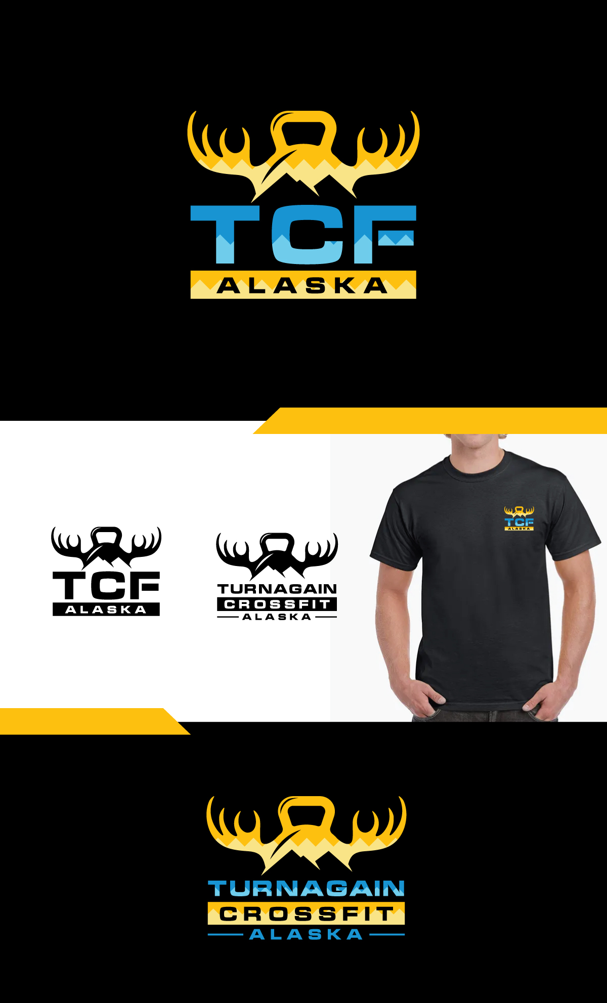 Logo Design by creativepix for Turnagain CrossFit Alaska | Design #33813169