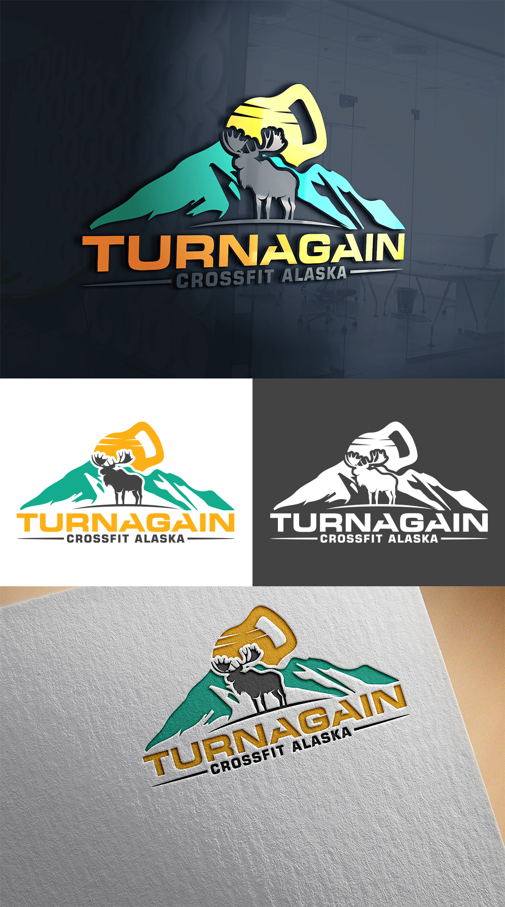 Logo Design by Imran_me for Turnagain CrossFit Alaska | Design #33813219