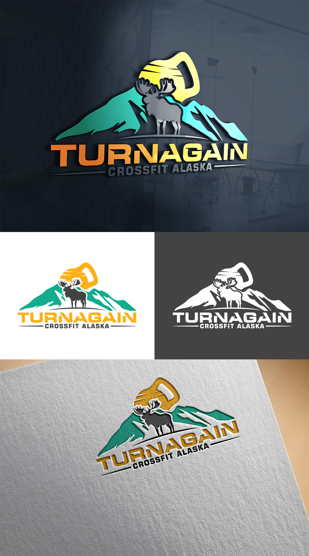 Logo Design by Imran_me for Turnagain CrossFit Alaska | Design #33815701