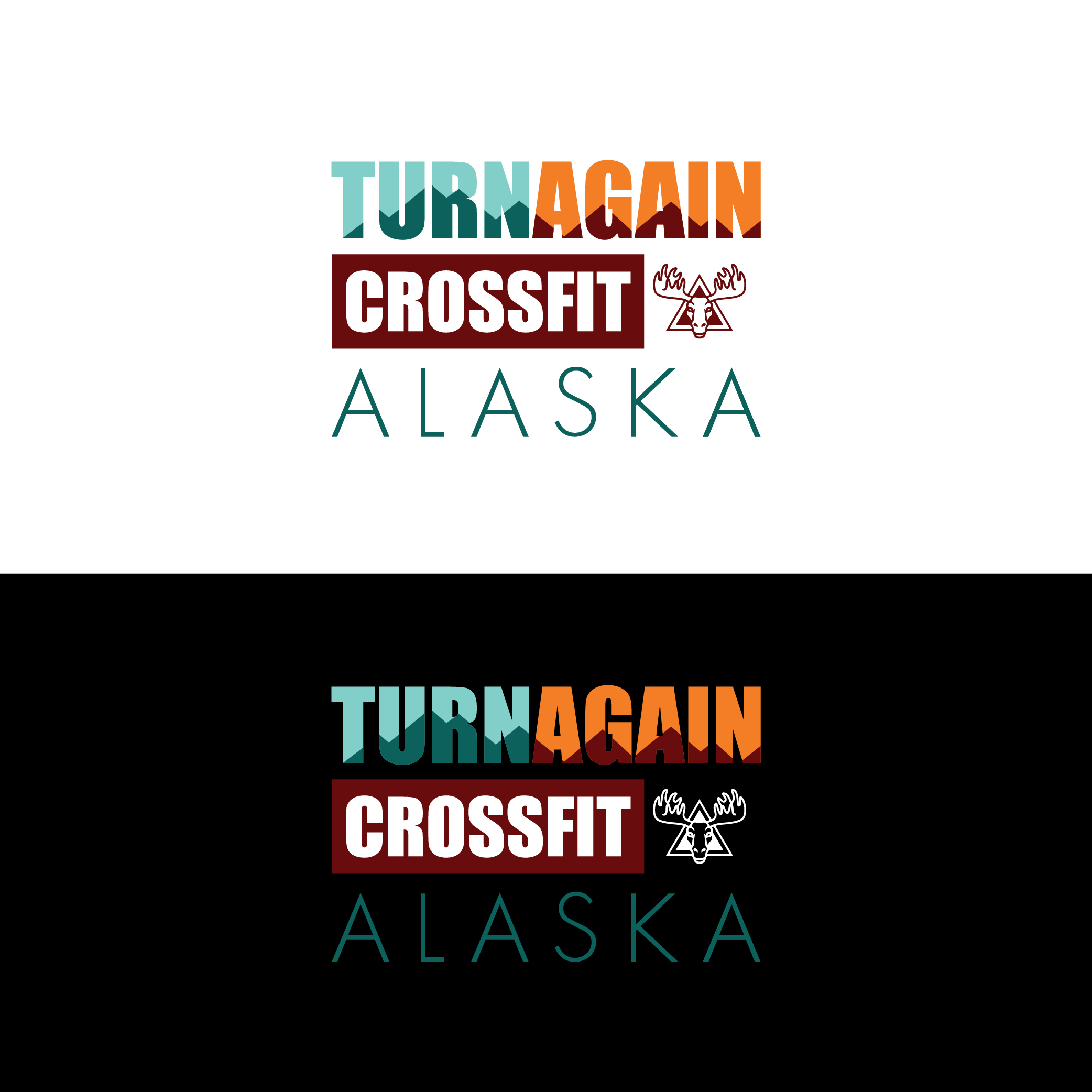 Logo Design by CrewType for Turnagain CrossFit Alaska | Design #33813104