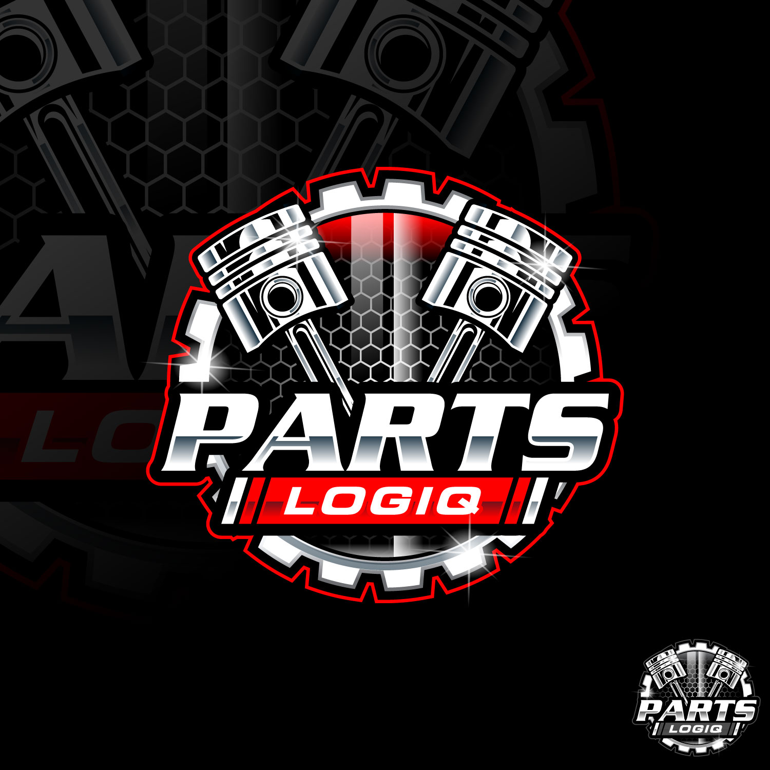 Logo Design by Suvendu.S for Parts LogiQ | Design #33848230