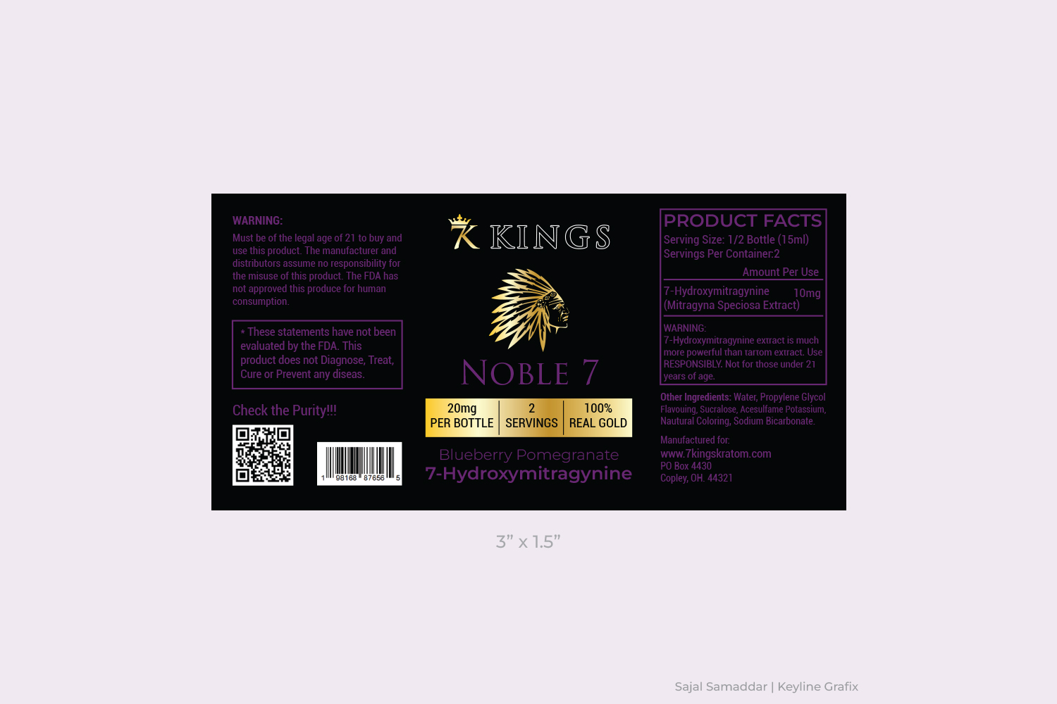 Label Design by Sajal Samaddar for this project | Design #33836654