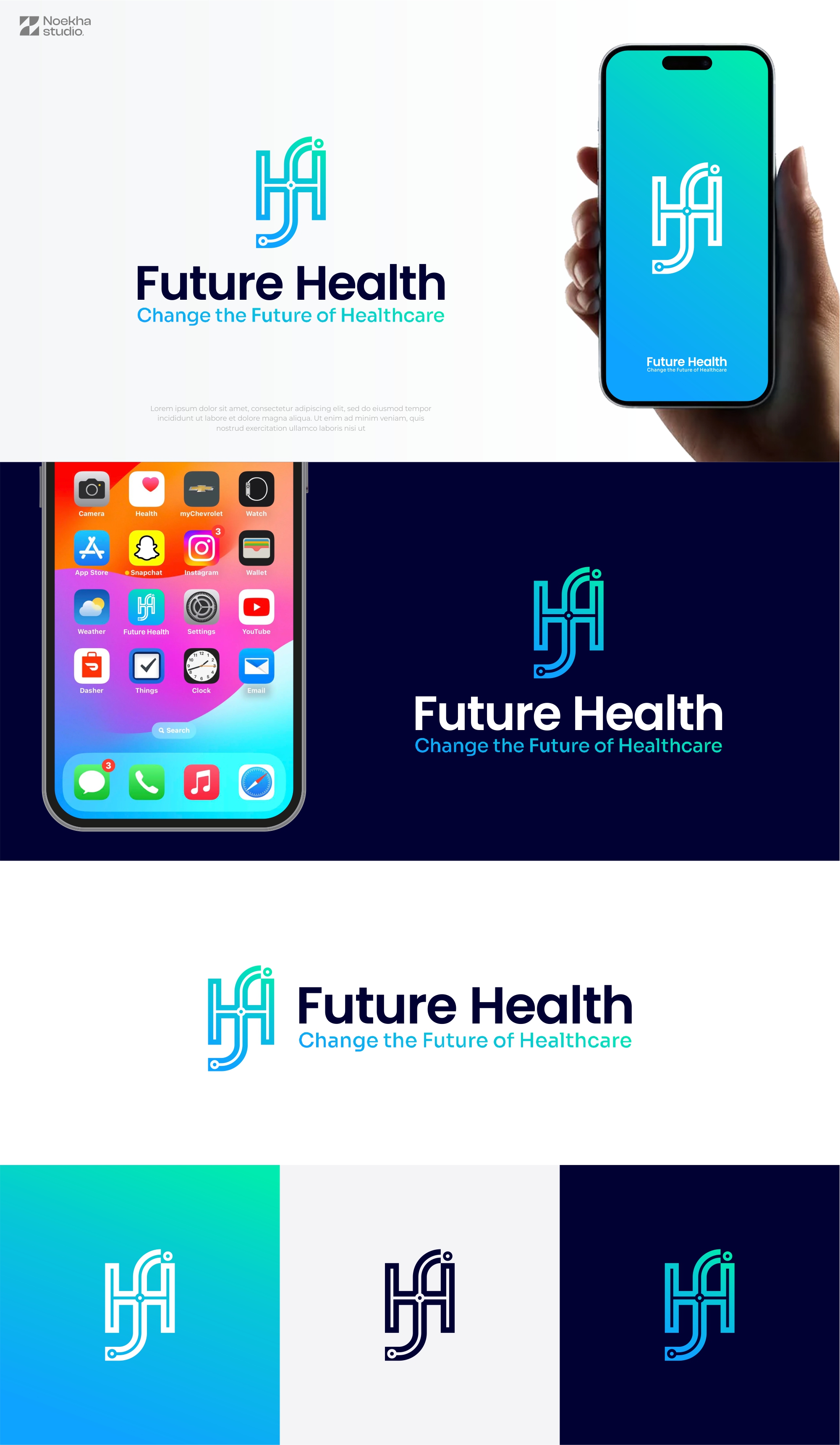 Logo Design by Noekha Studio for Future Health ACO | Design #33812491