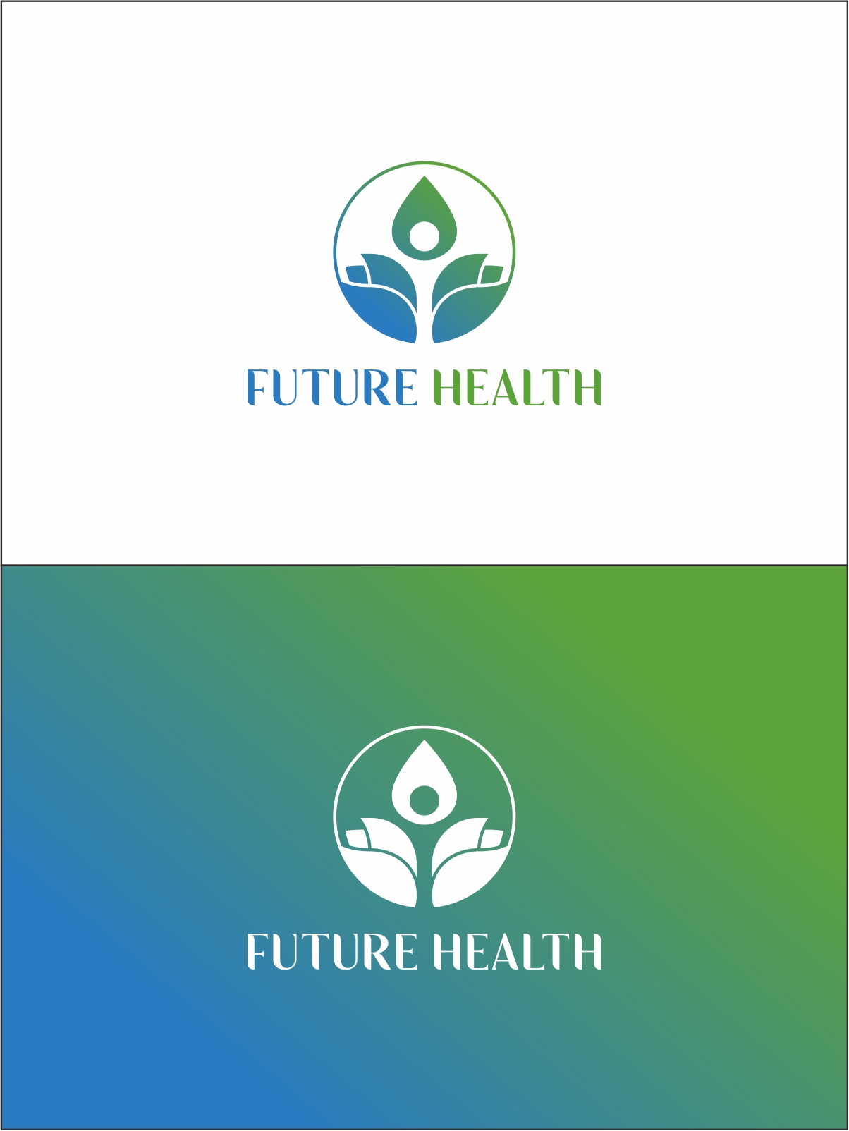 Logo Design by Robert Macwan for Future Health ACO | Design #33862939