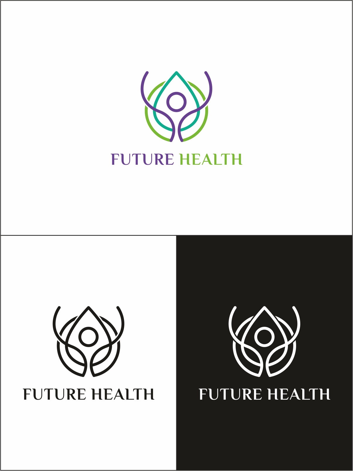 Logo Design by Robert Macwan for Future Health ACO | Design #33862940