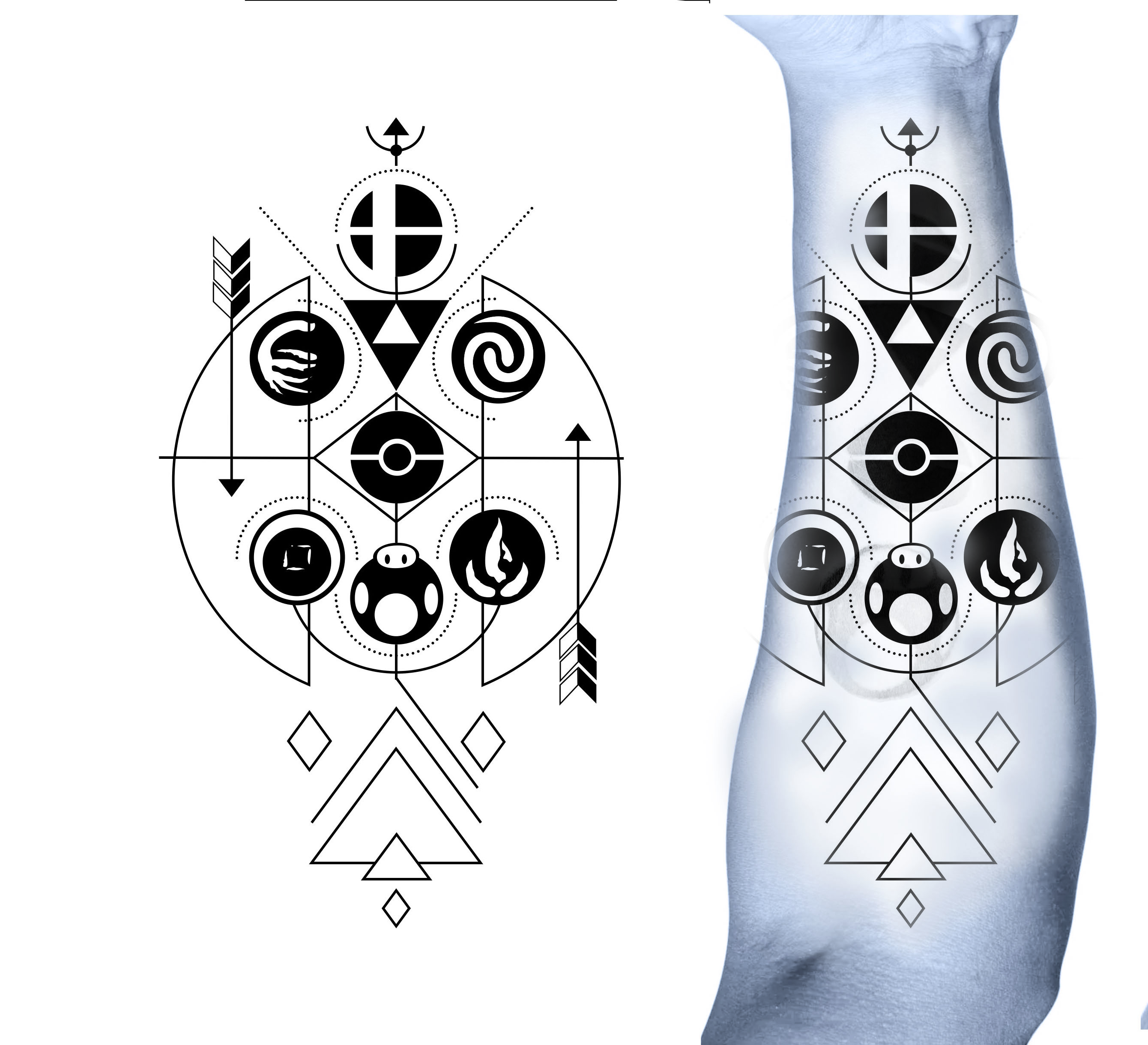 Tattoo Design by Jamal 12 for this project | Design #33856963
