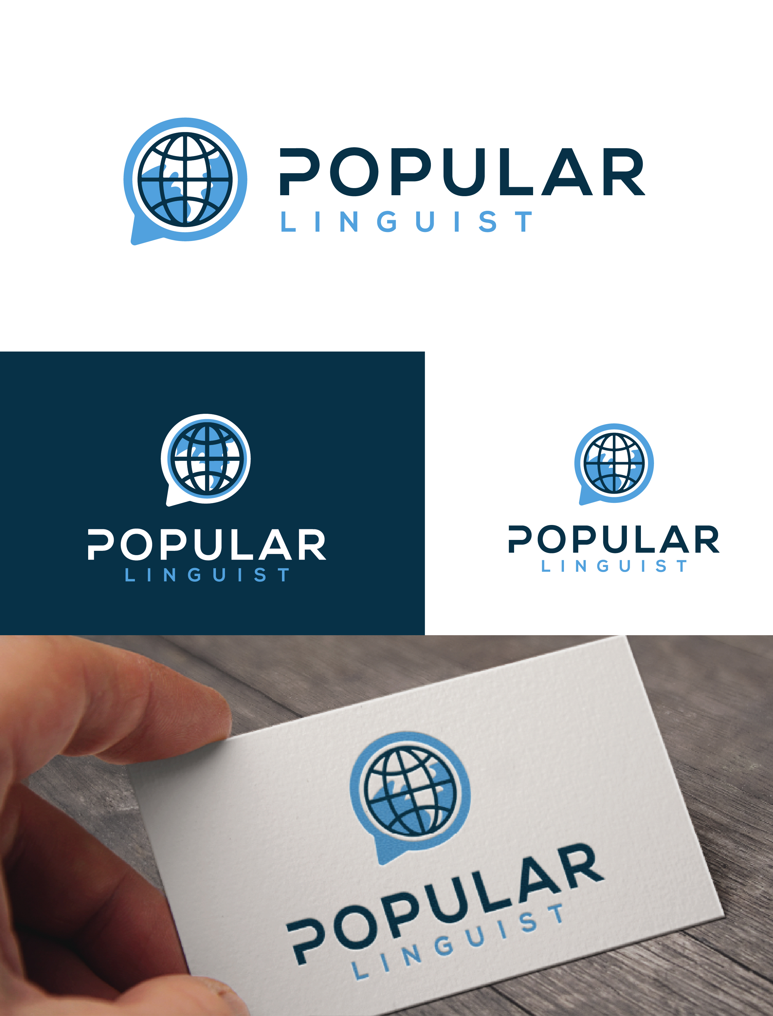 Logo Design by Anton for Popular Linguist | Design #33851402