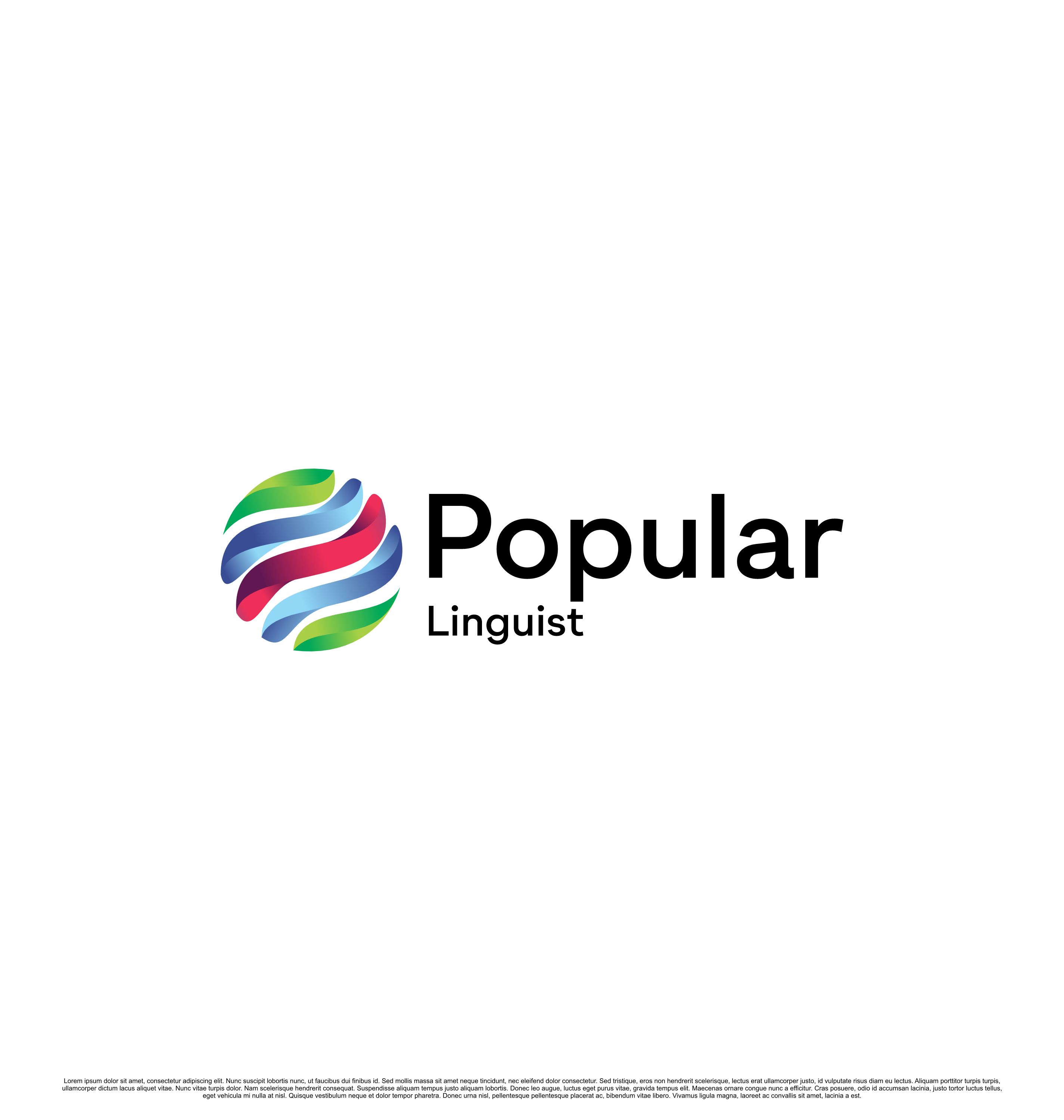 Logo Design by saesean for Popular Linguist | Design #33840337