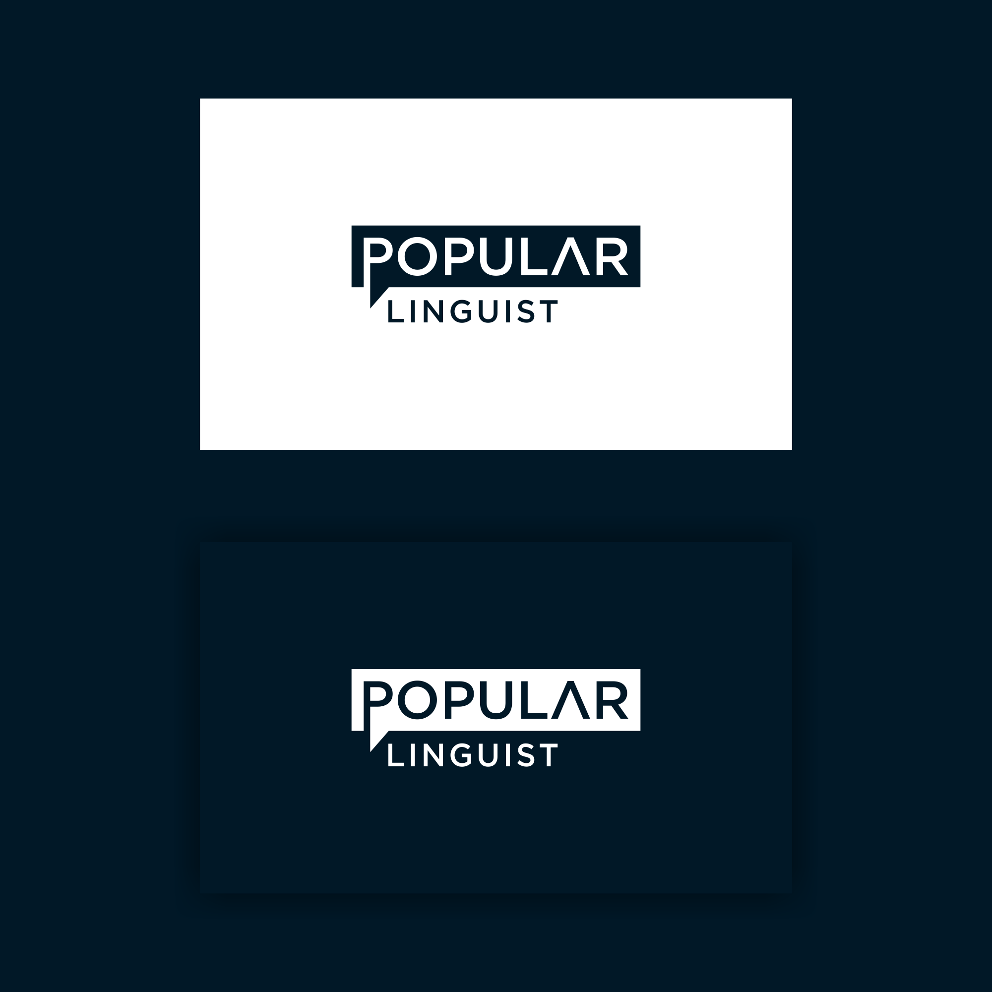 Logo Design by B.O_STUDIO for Popular Linguist | Design #33856789