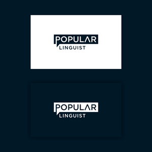 Logo Design by B.O_STUDIO for Popular Linguist | Design: #33856789