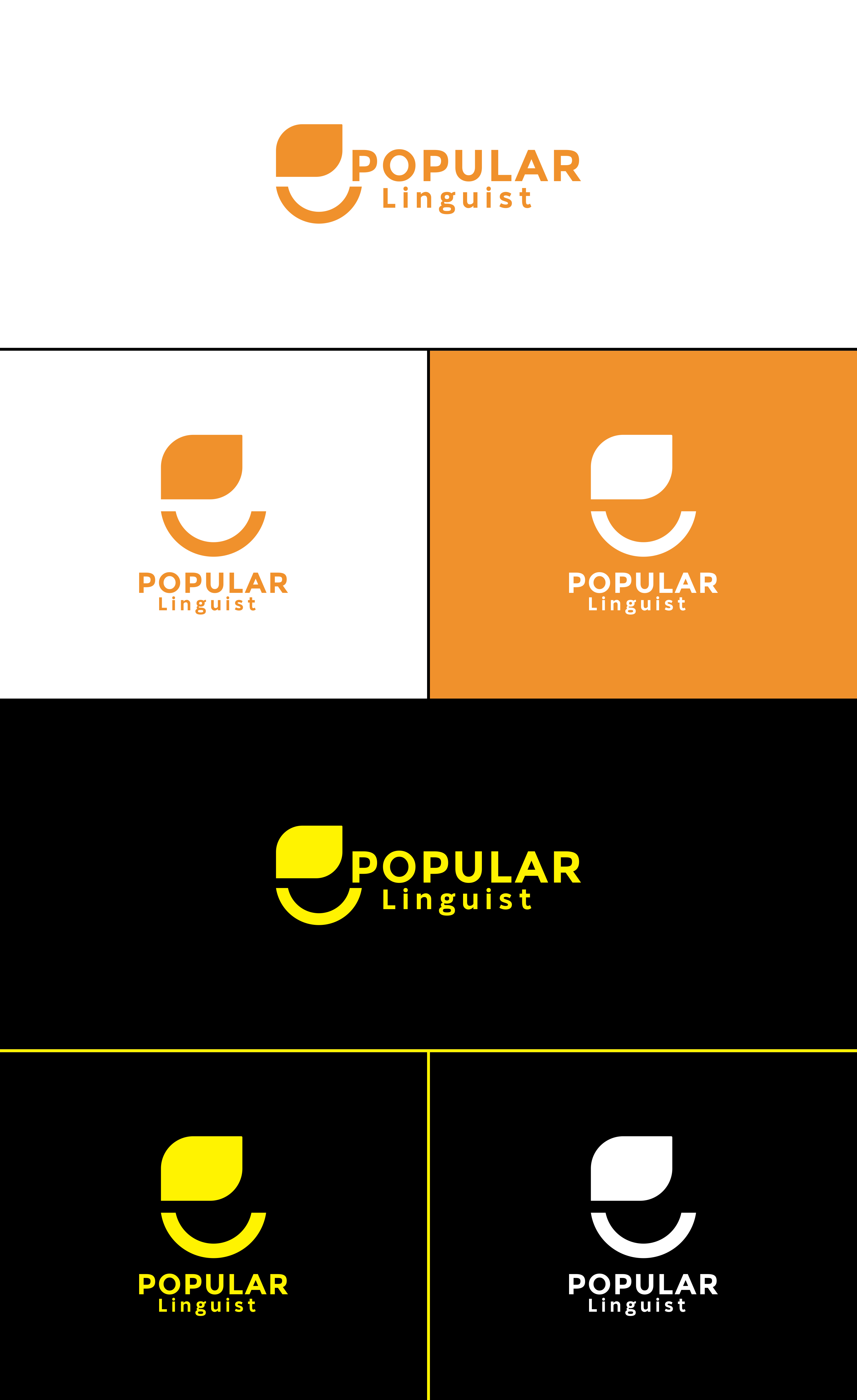 Logo Design by Afika_YN for Popular Linguist | Design #33816900