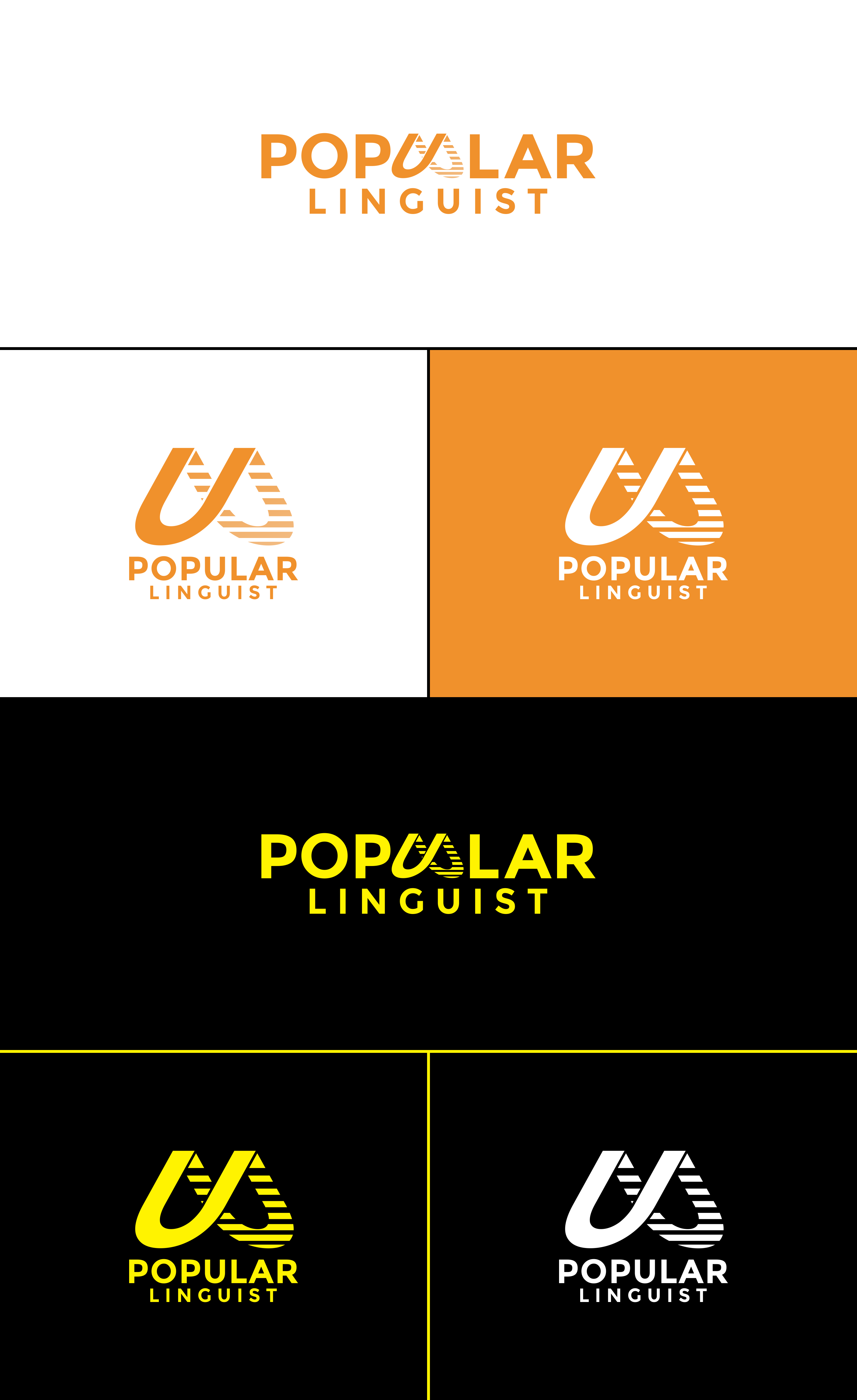 Logo Design by Afika_YN for Popular Linguist | Design #33817026
