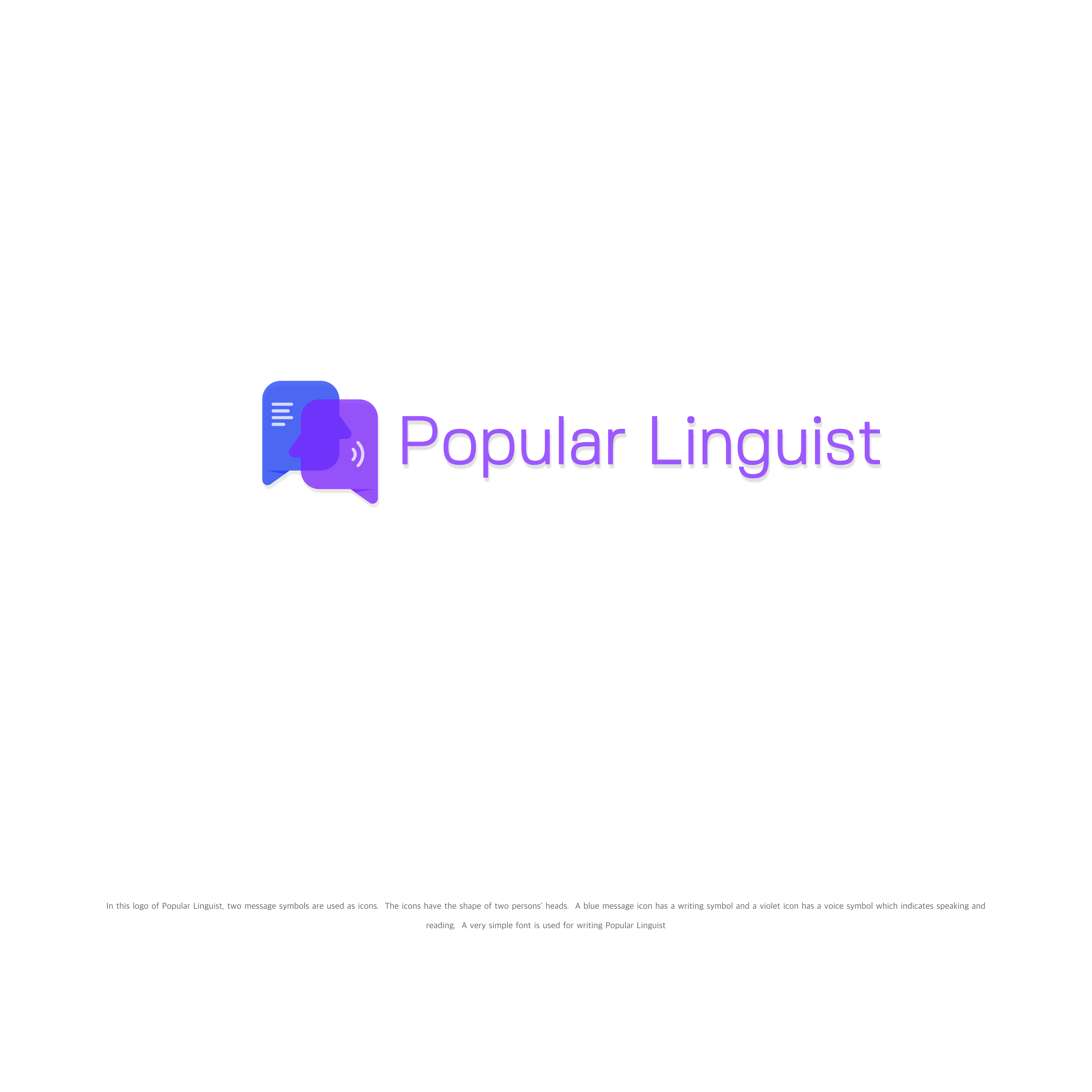Logo-Design von Brand Swam für Popular Linguist | Design #33829355