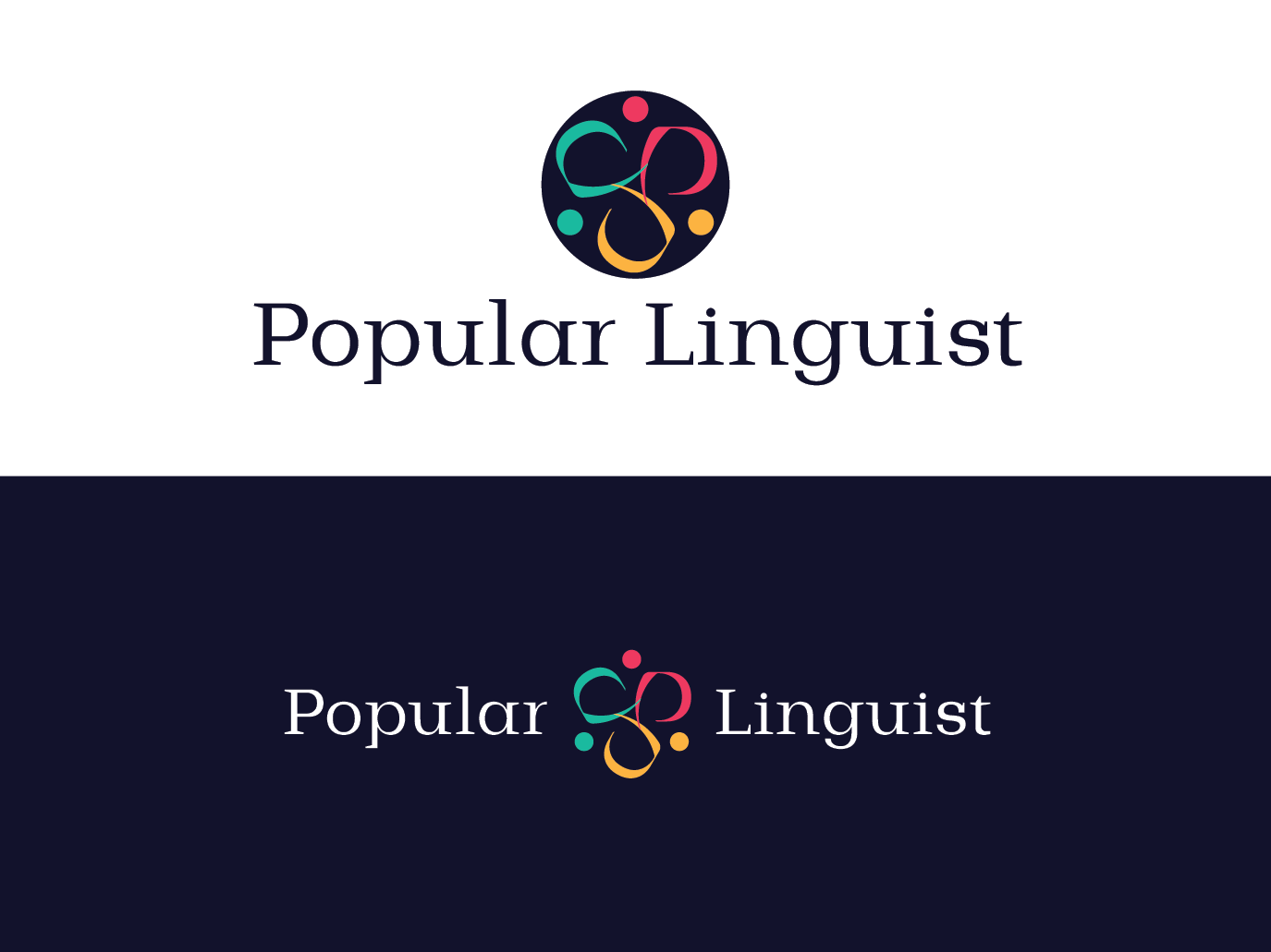 Logo Design by dhamkith for Popular Linguist | Design #33826605