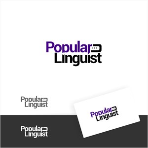 Logo Design by Arham Hidayat for Popular Linguist | Design #33837191