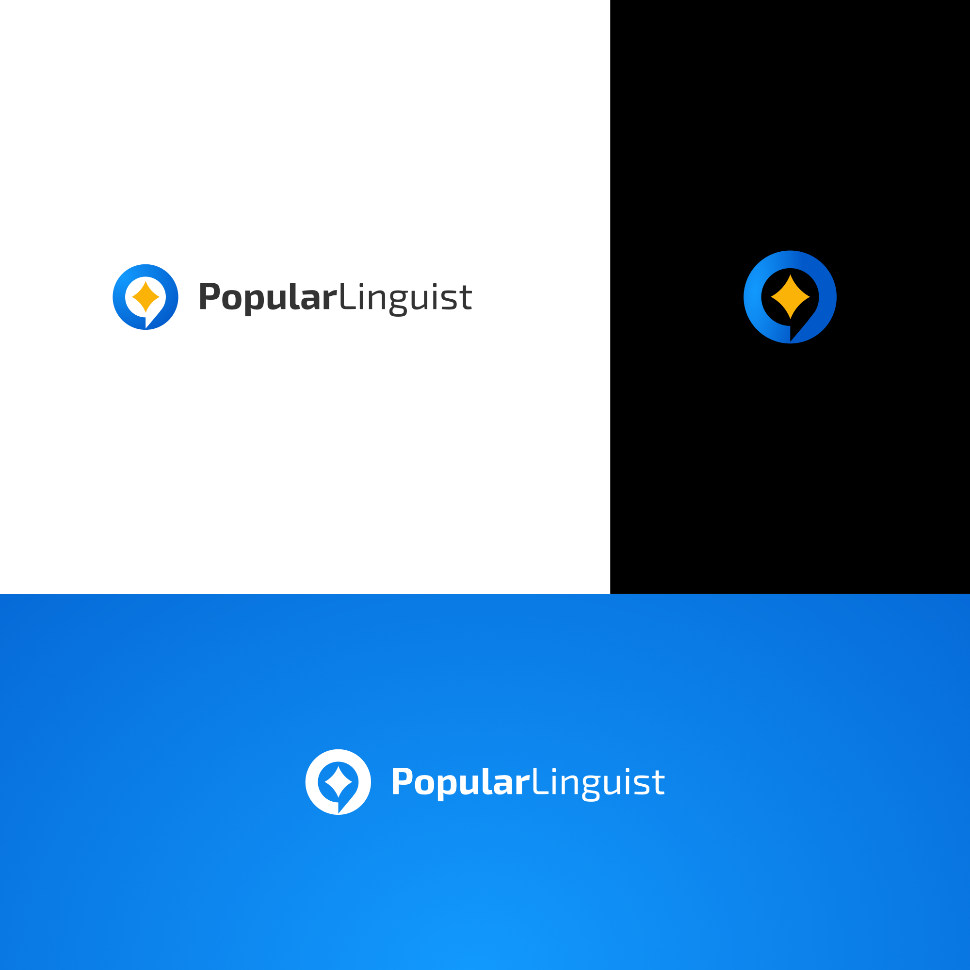 Logo Design by ybmdesign for Popular Linguist | Design #33838076