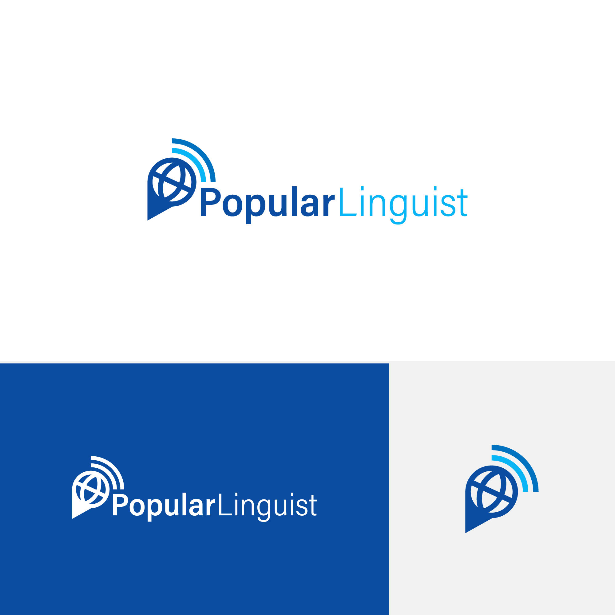 Logo Design by Arjuna Design for Popular Linguist | Design #33826108