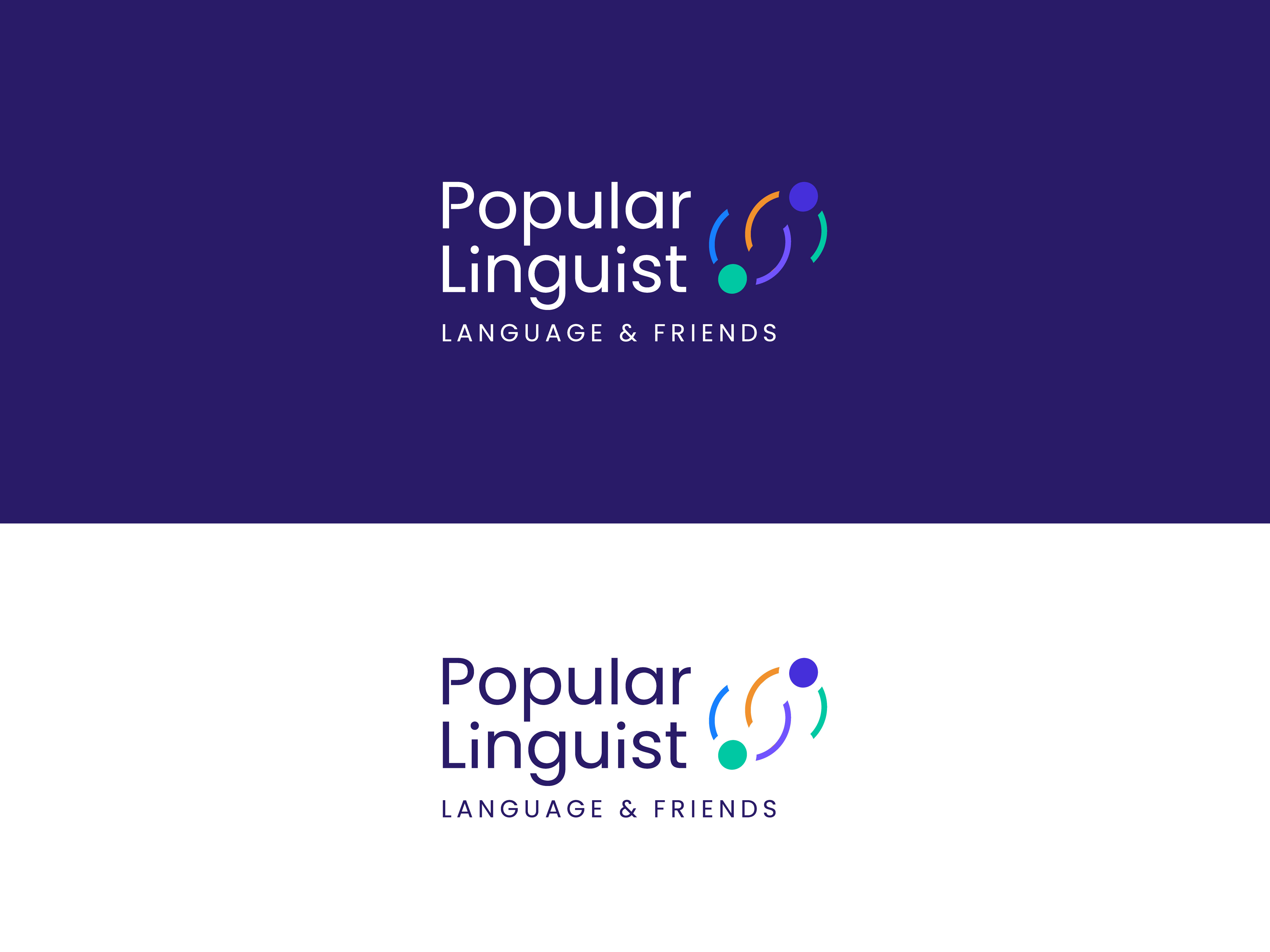 Logo Design by Fahmida Sattar Santa for Popular Linguist | Design #33823016