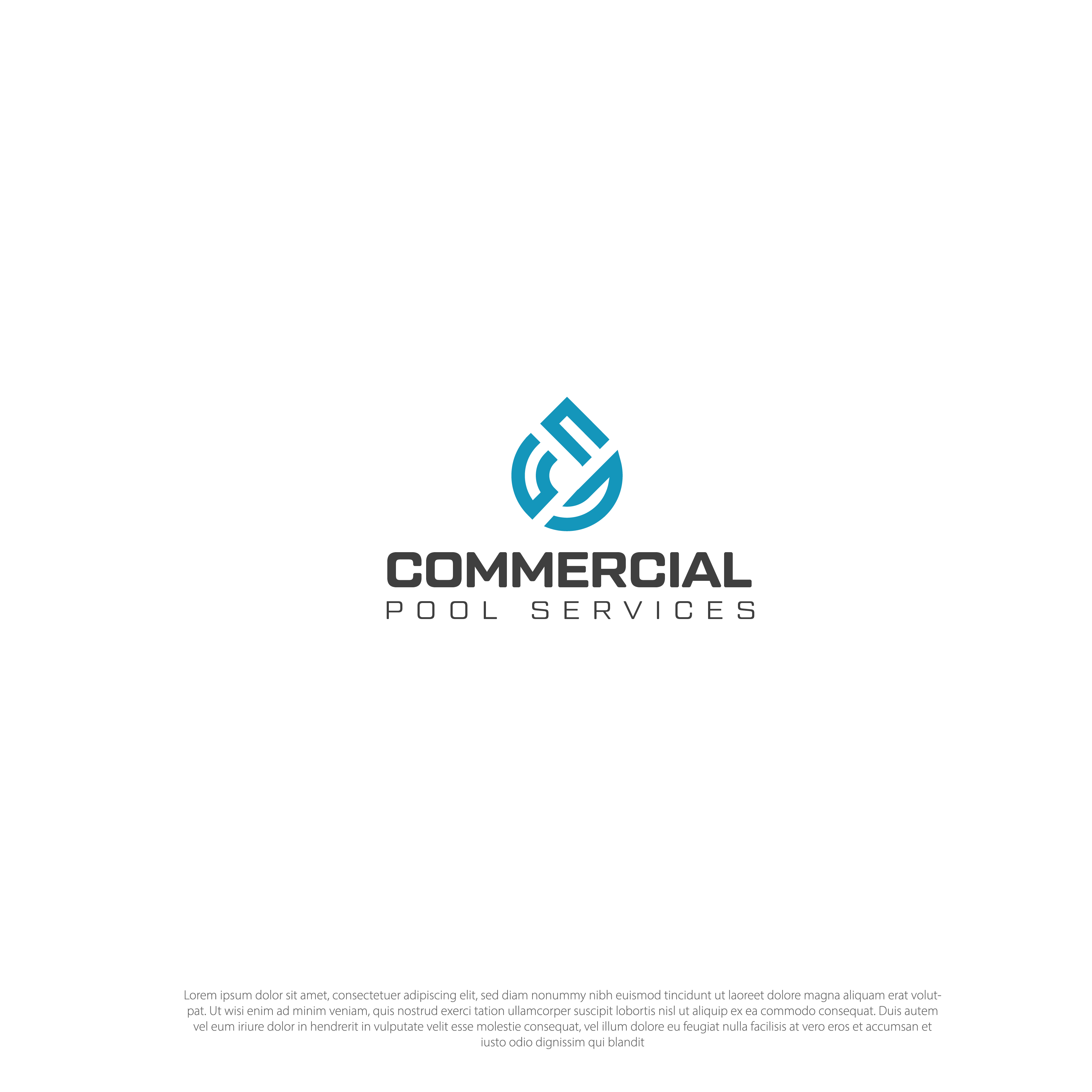 Logo Design by AbrinaDesign for Commercial Pool Services | Design #33822963
