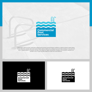 Logo Design by Adilia Romadina for Commercial Pool Services | Design: #33819829