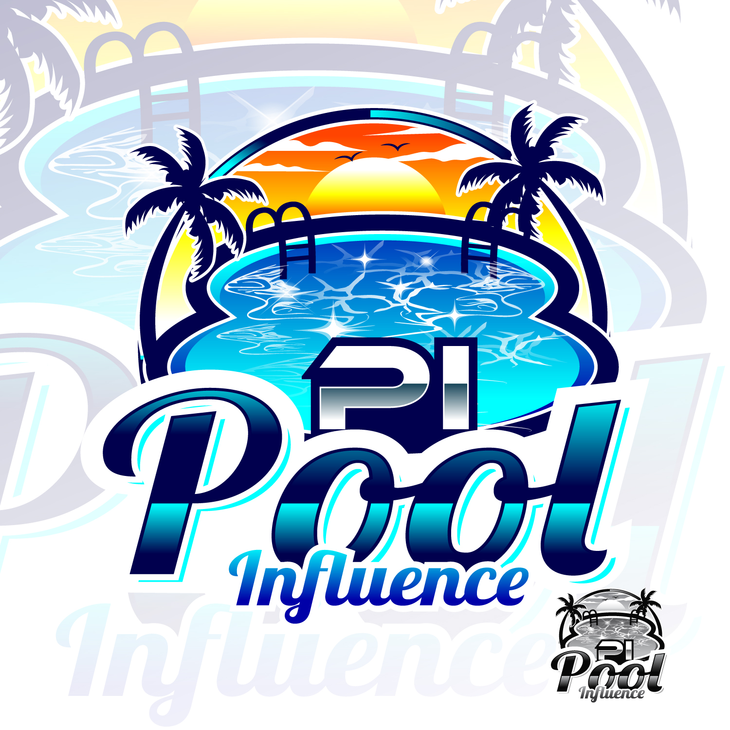 Logo Design by Suvendu.S for Commercial Pool Services | Design #33840114