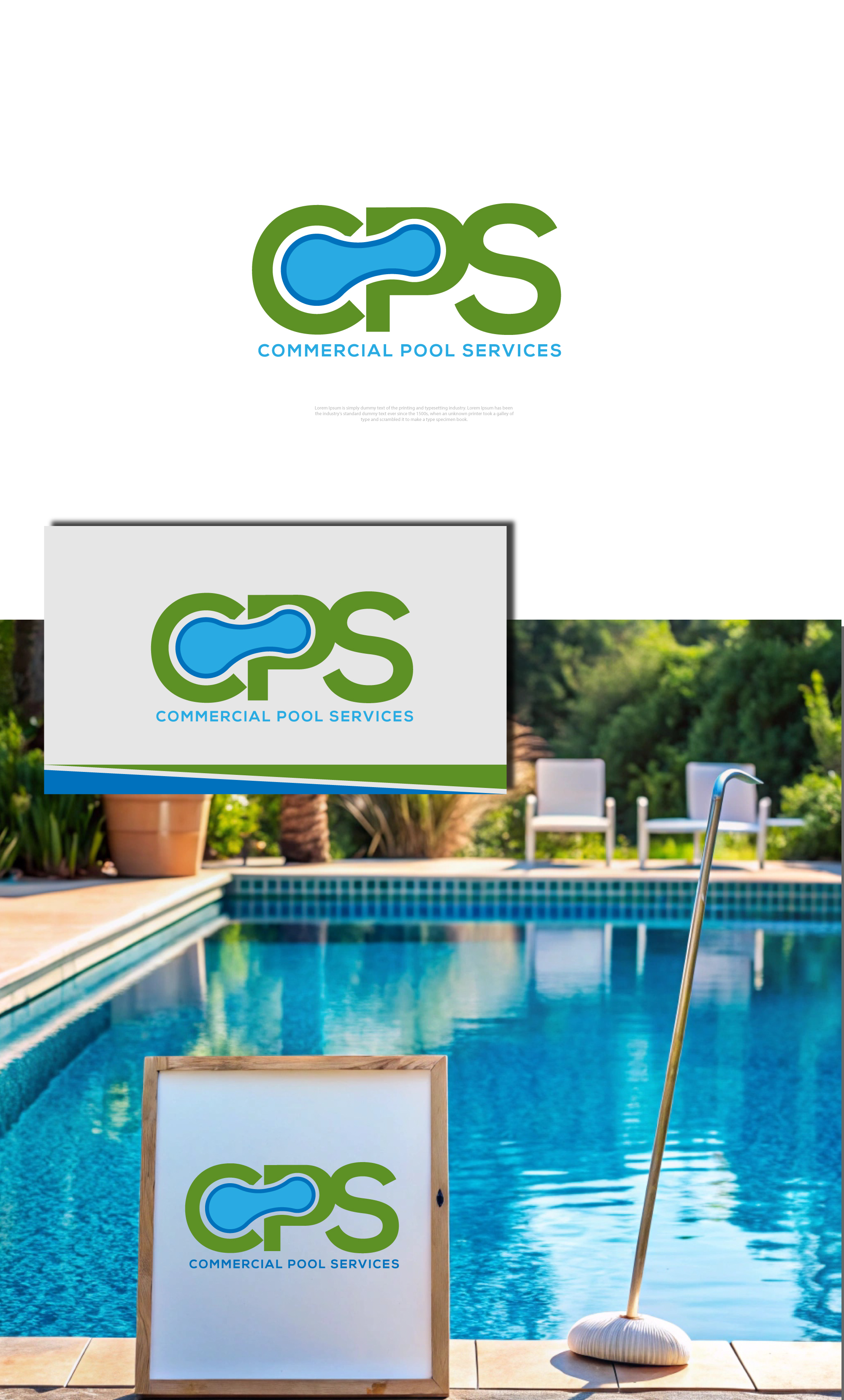 Logo Design by Creative-Finger for Commercial Pool Services | Design #33820065