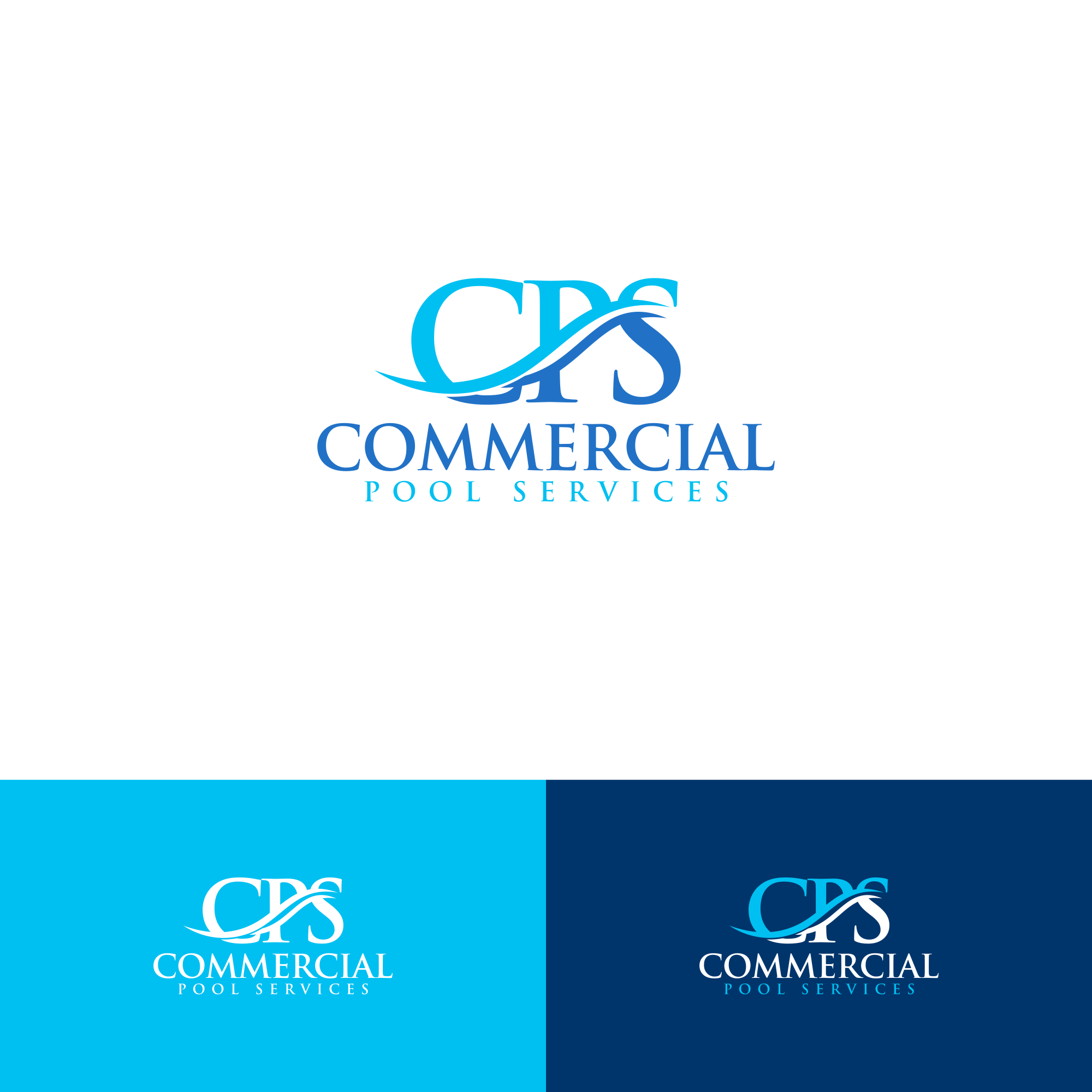 Logo Design by 3n0h99 for Commercial Pool Services | Design #33823425