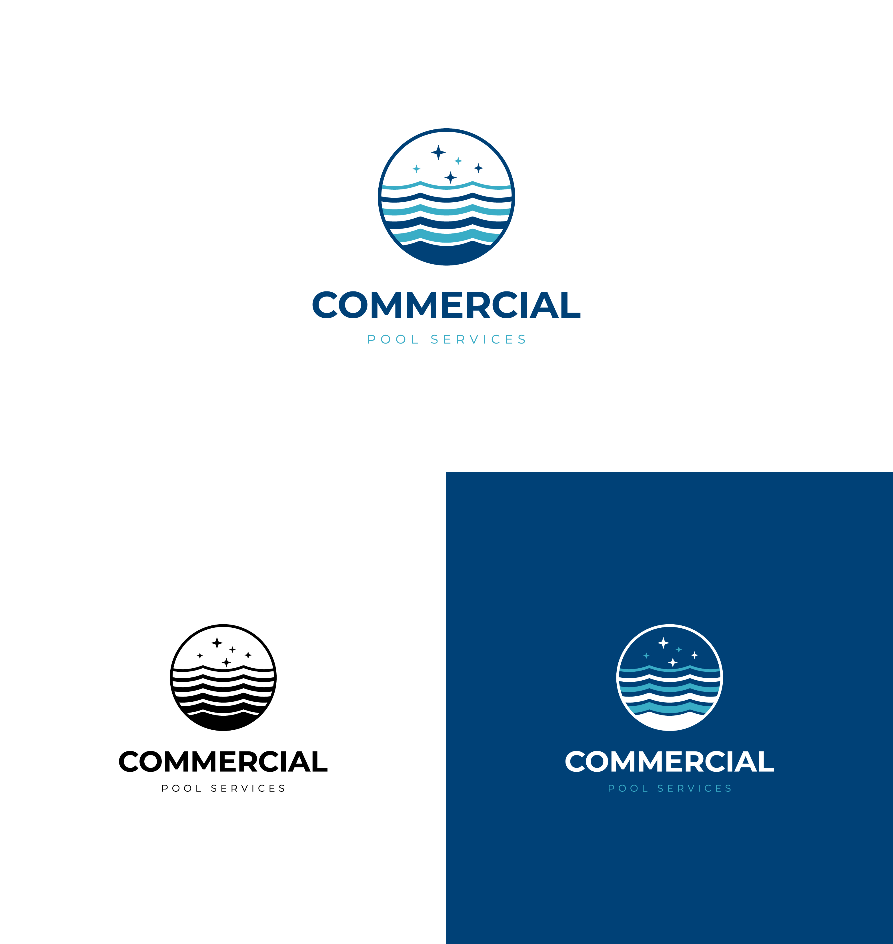 Logo Design by kamel graphic for Commercial Pool Services | Design #33818684