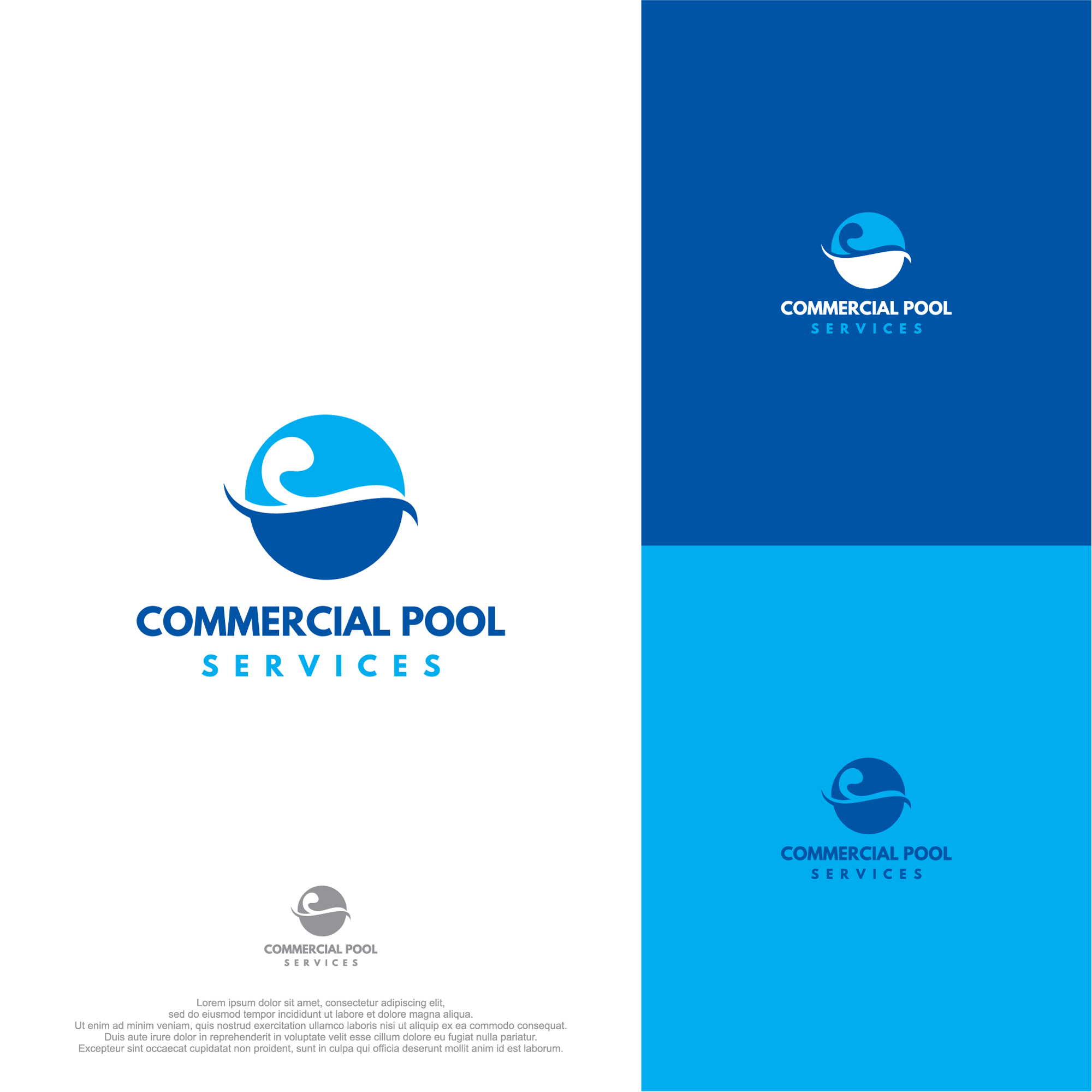 Logo Design by JoiceSinatra for Commercial Pool Services | Design #33824115