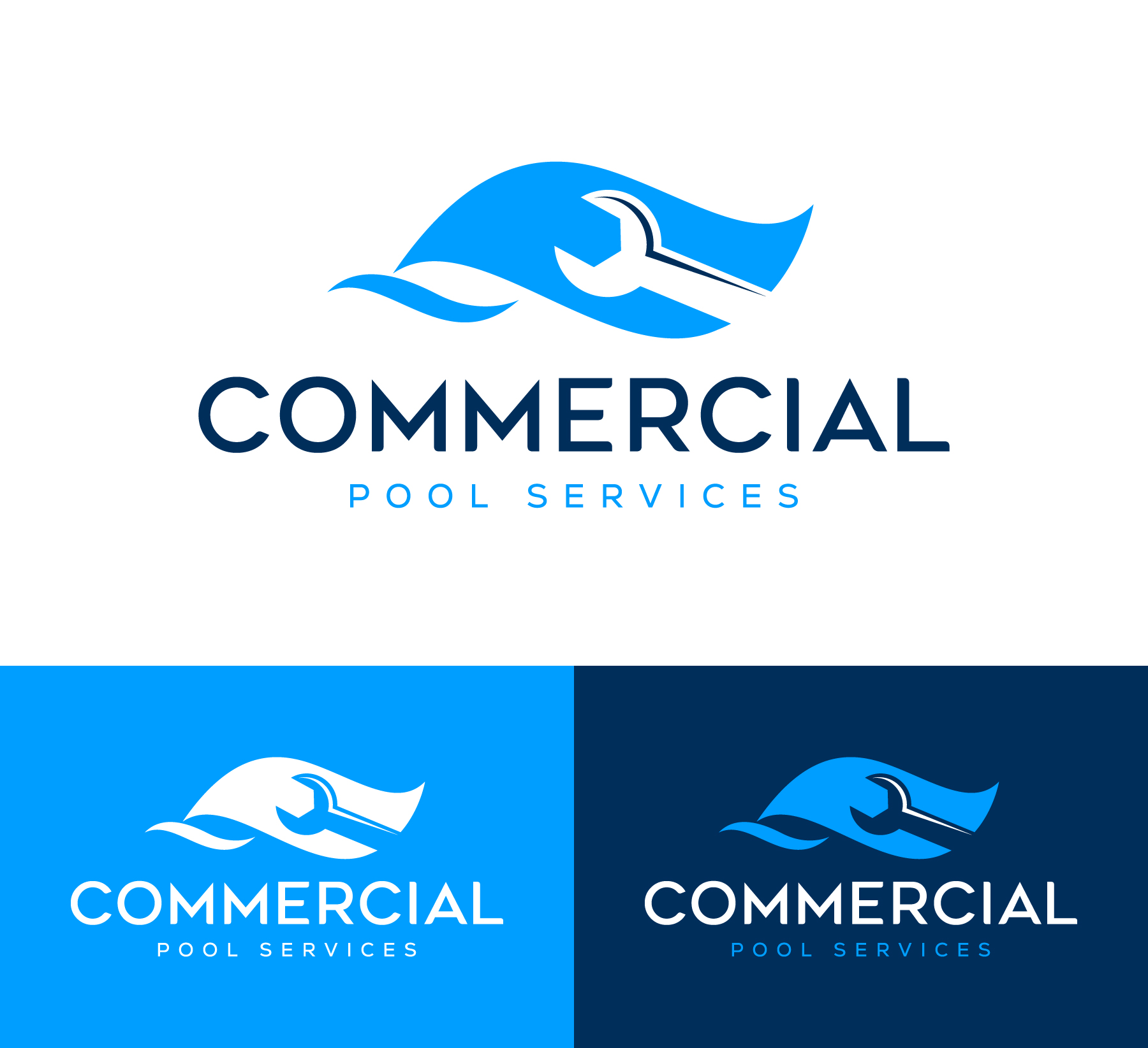 Logo-Design von debdesign für Commercial Pool Services | Design #33829949