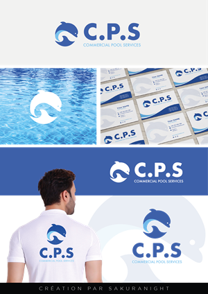 Logo Design by Sakuranight for Commercial Pool Services | Design #33840994
