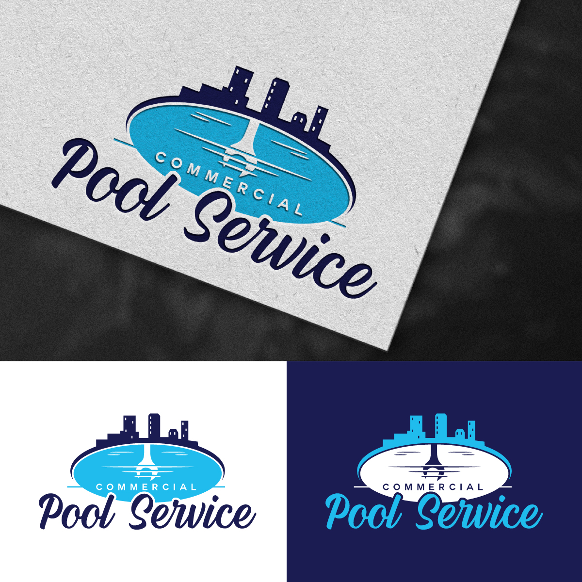 Logo Design by DesignLima for Commercial Pool Services | Design #33825741