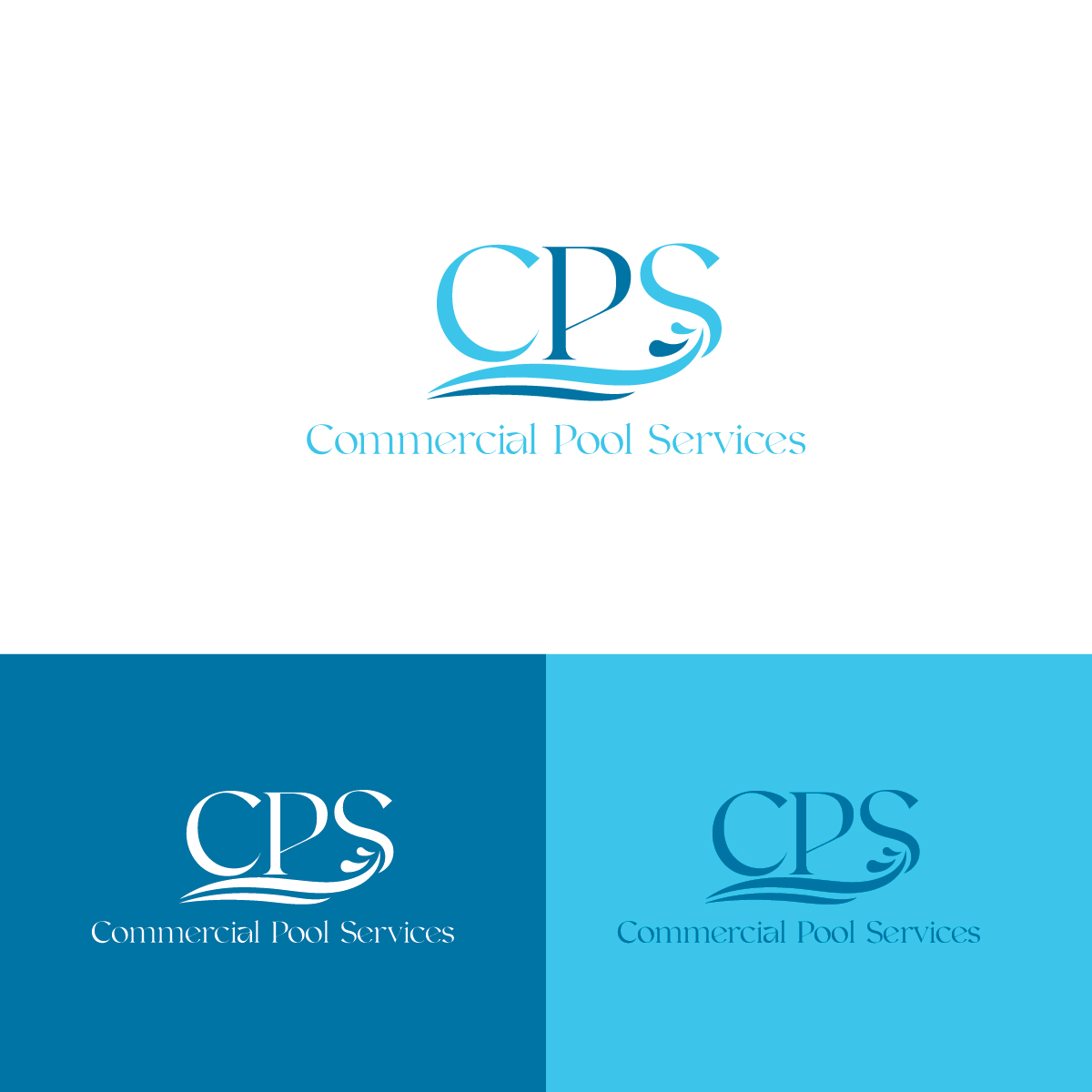 Logo Design by Maxo-Biz for Commercial Pool Services | Design #33822697