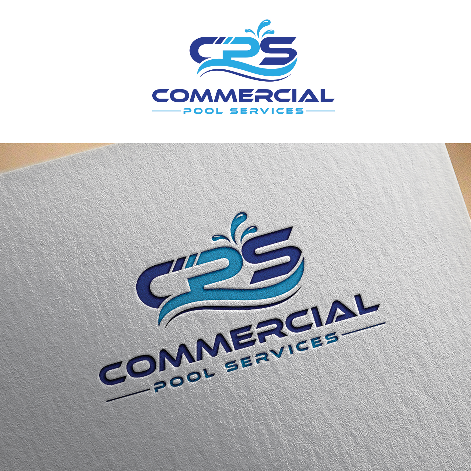 Logo Design by EnaGraph for Commercial Pool Services | Design #33824851