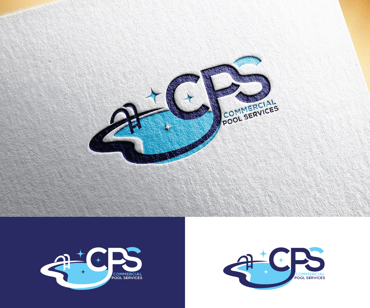 Logo Design by step forward 2 for Commercial Pool Services | Design #33819959