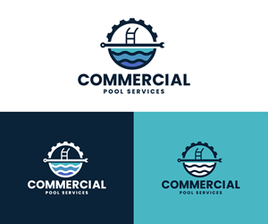 Logo Design by Ansh Design for Commercial Pool Services | Design: #33822205