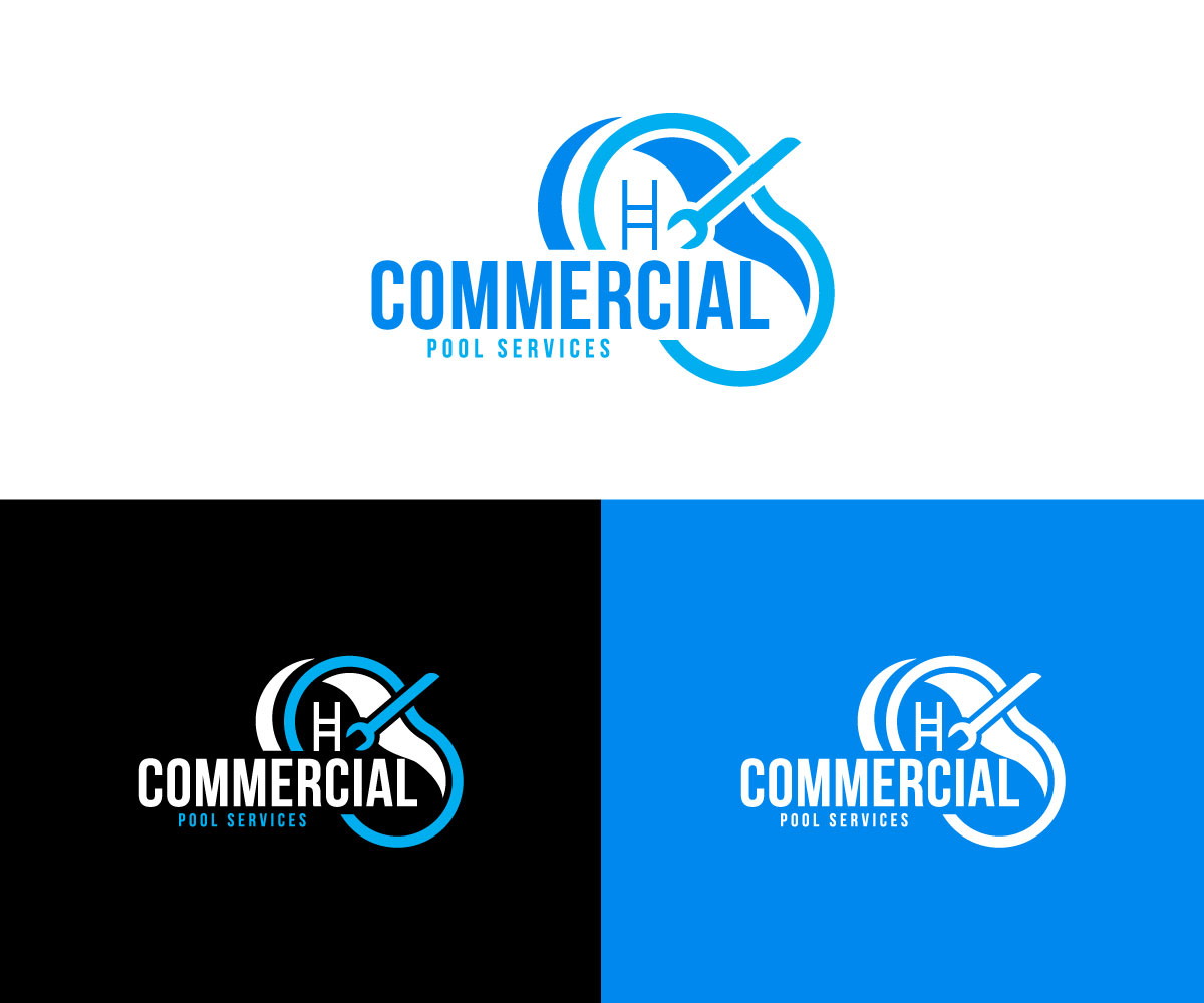 Logo Design by Ansh Design for Commercial Pool Services | Design #33822206