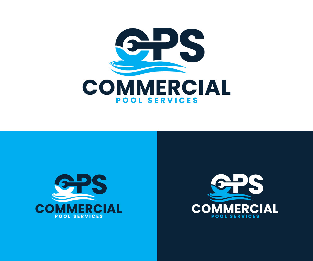 Logo Design by Ansh Design for Commercial Pool Services | Design #33822703