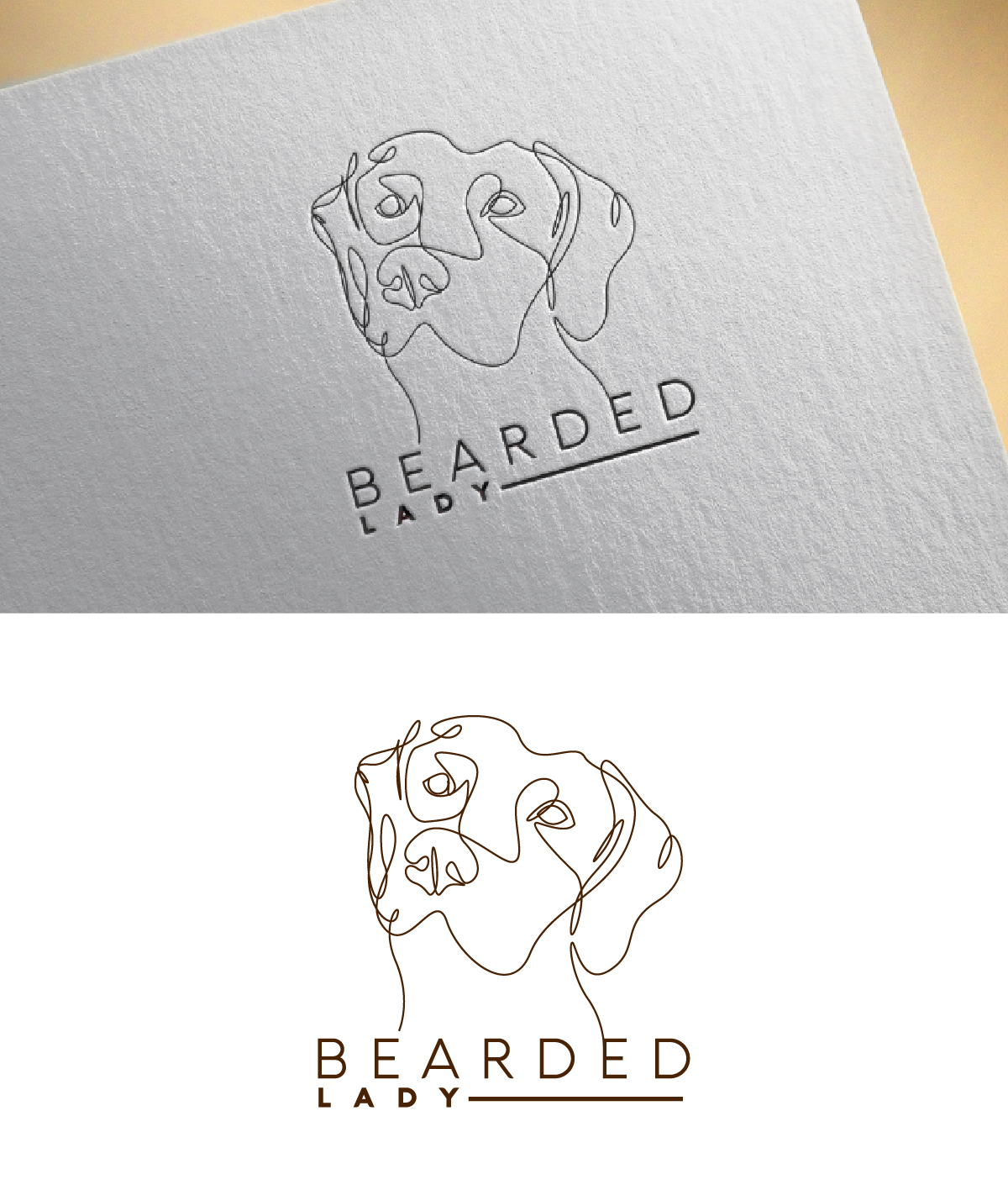 Logo Design by Loknath for Bearded Lady Tracking and Game Recovery | Design #33823178
