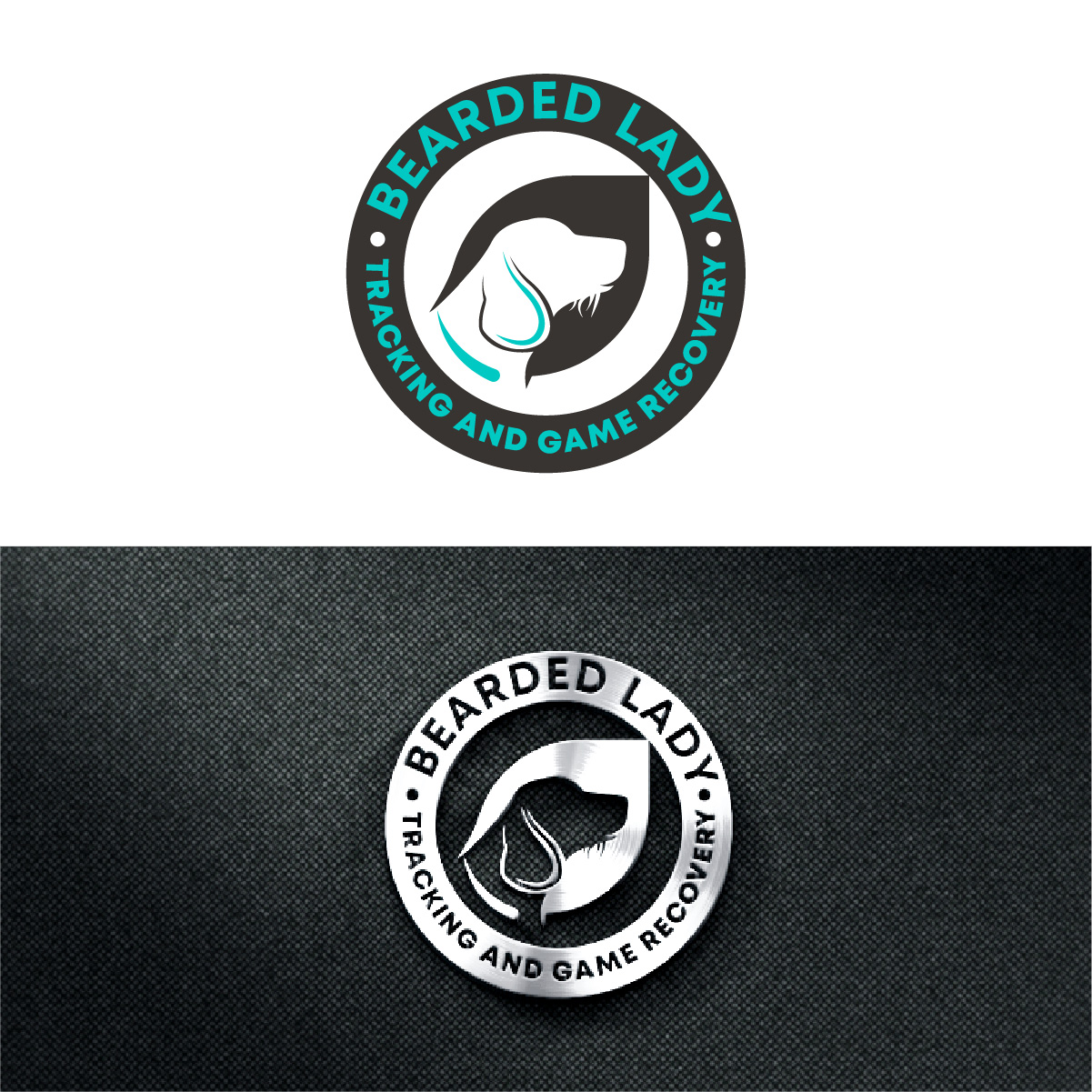 Logo Design by Loknath for Bearded Lady Tracking and Game Recovery | Design #33823180
