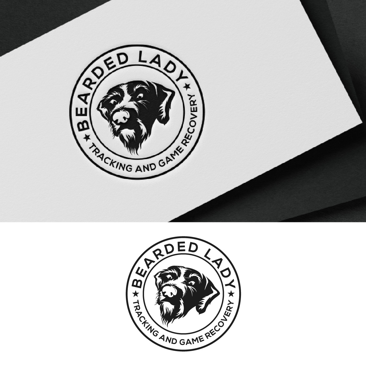 Logo Design by Loknath for Bearded Lady Tracking and Game Recovery | Design #33823188