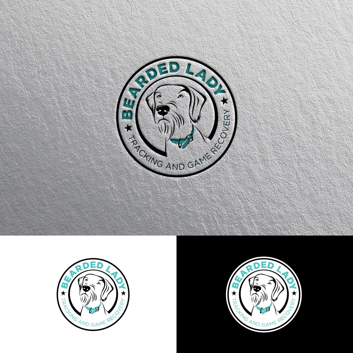 Logo Design by chris Ray for Bearded Lady Tracking and Game Recovery | Design #33819971