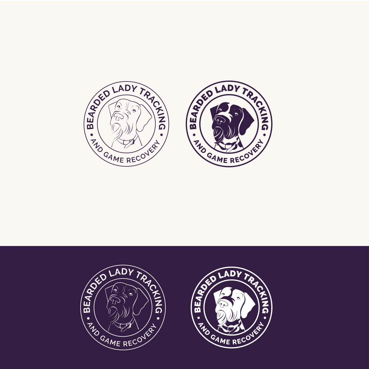 Logo Design by DesignSNW for Bearded Lady Tracking and Game Recovery | Design #33827168