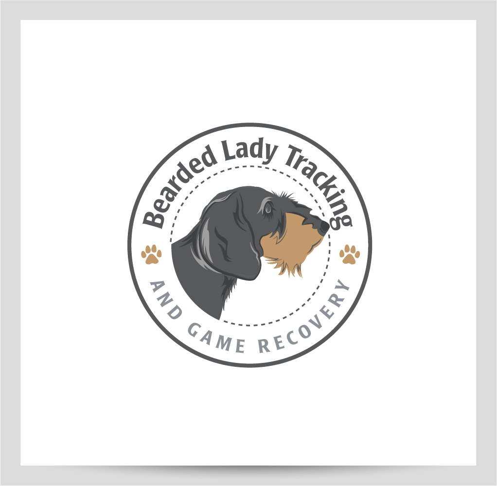 Logo Design by Pauli42 for Bearded Lady Tracking and Game Recovery | Design #33863590