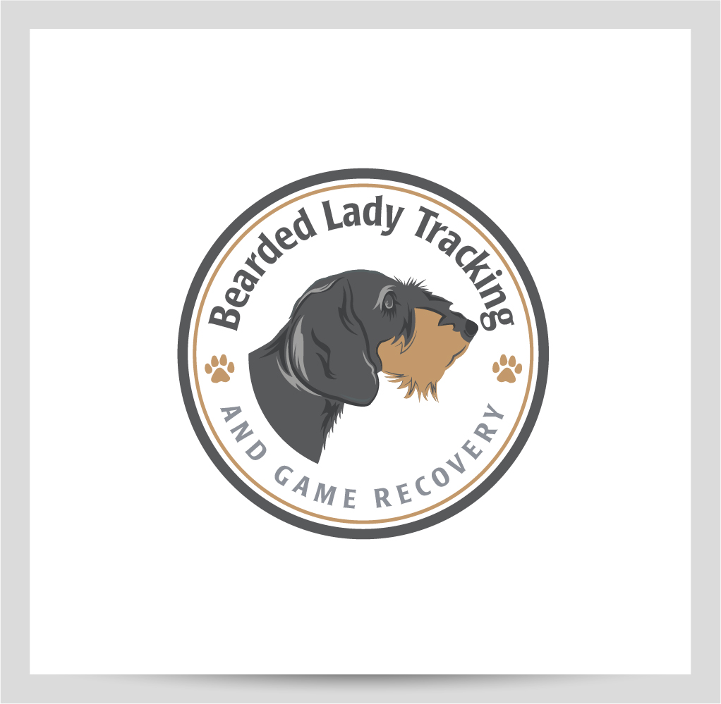 Logo Design by Pauli42 for Bearded Lady Tracking and Game Recovery | Design #33863628