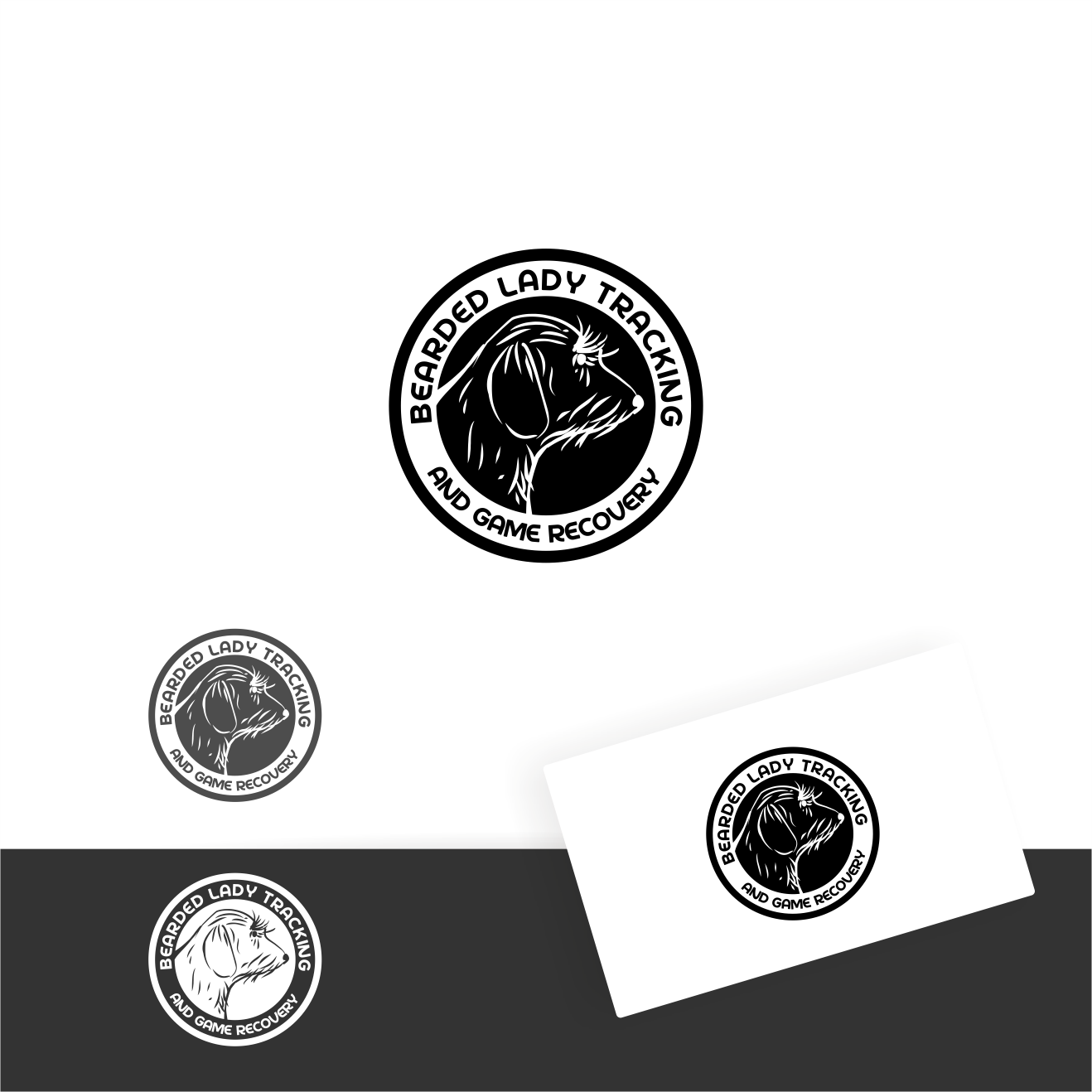 Logo Design by Arham Hidayat for Bearded Lady Tracking and Game Recovery | Design #33838357
