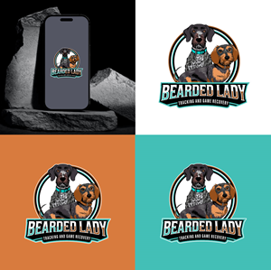 Logo Design by victipedia for Bearded Lady Tracking and Game Recovery | Design: #33857881