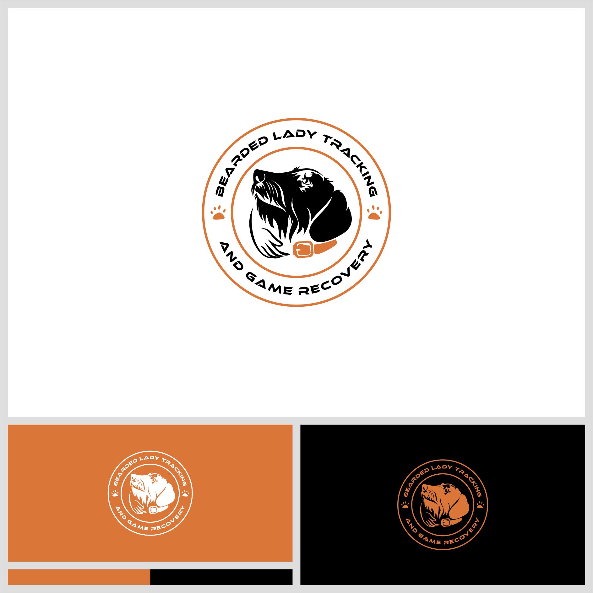 Logo Design by cplcrtn3 for Bearded Lady Tracking and Game Recovery | Design #33852675