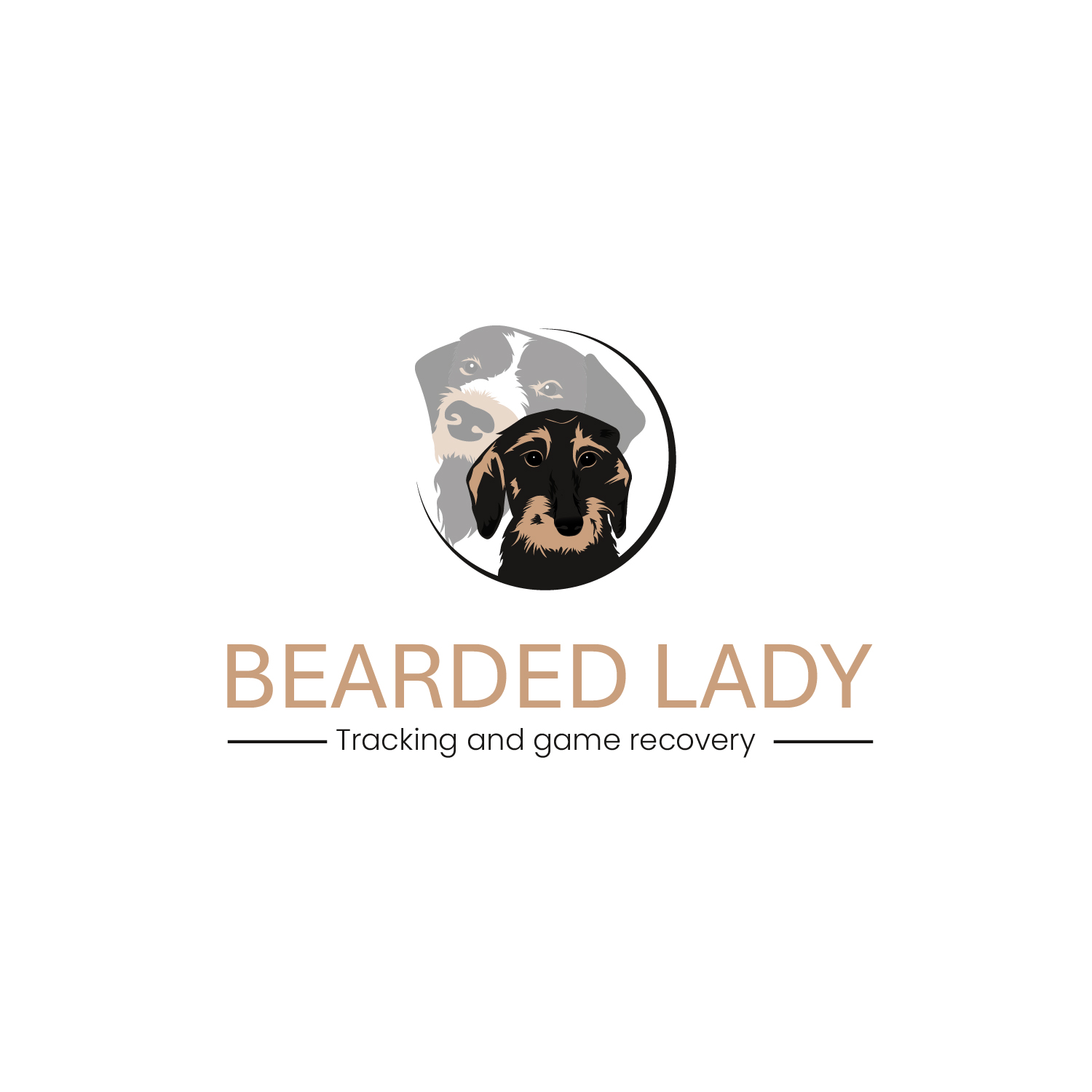 Logo Design by Maxo-Biz for Bearded Lady Tracking and Game Recovery | Design #33842288