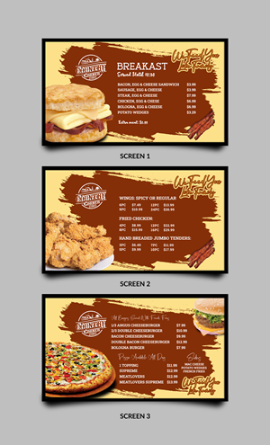 Menu Design by Sun Moon Graphic Designer for this project | Design: #33846990